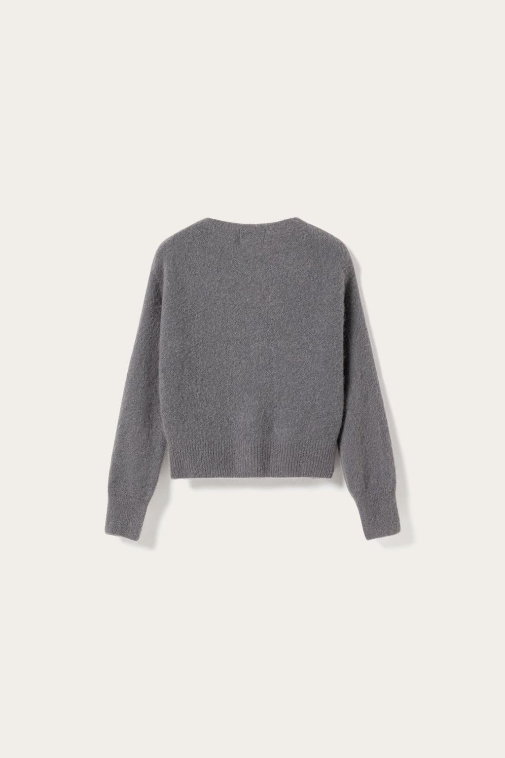 N-Anya Knit Cardigan Dark Grey Mel.