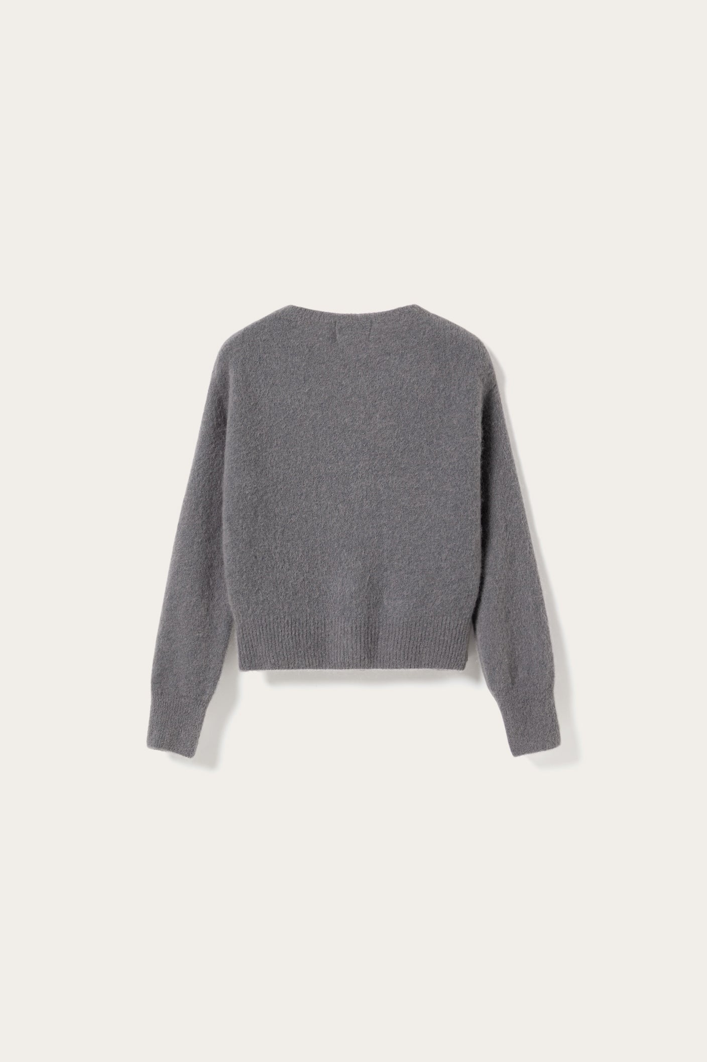 N-Anya Knit Cardigan Dark Grey Mel.
