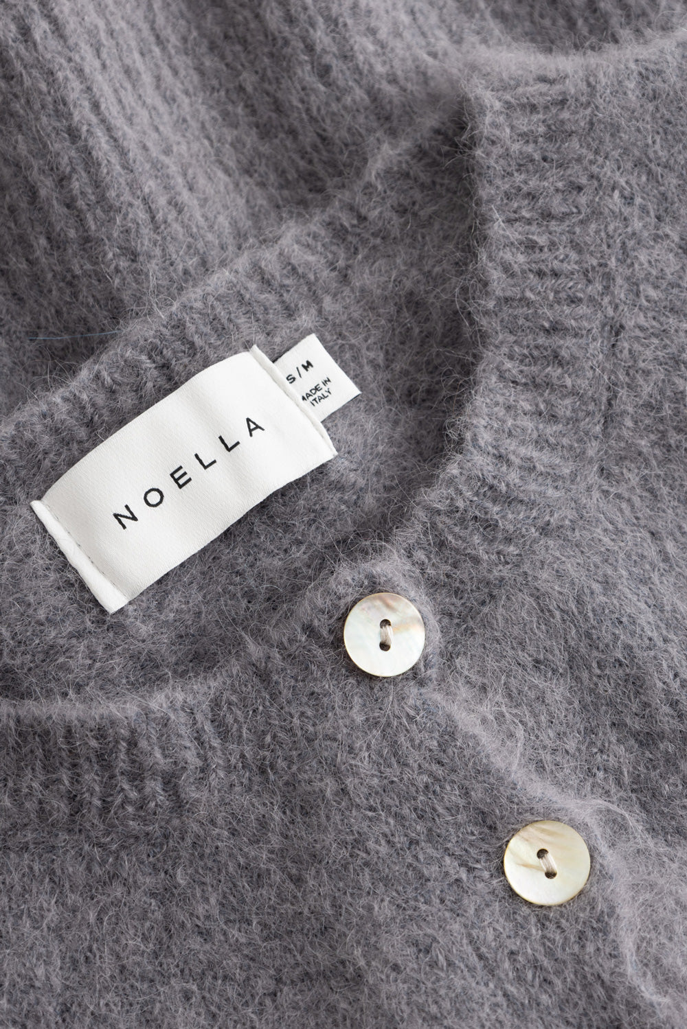 N-Anya Knit Cardigan Dark Grey Mel.