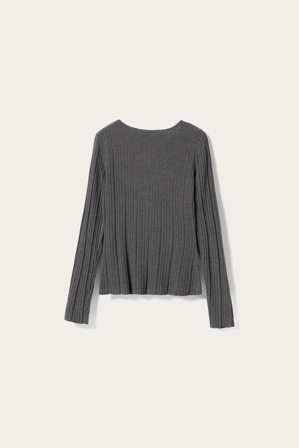 N-Melvie Top Medium Grey Melange