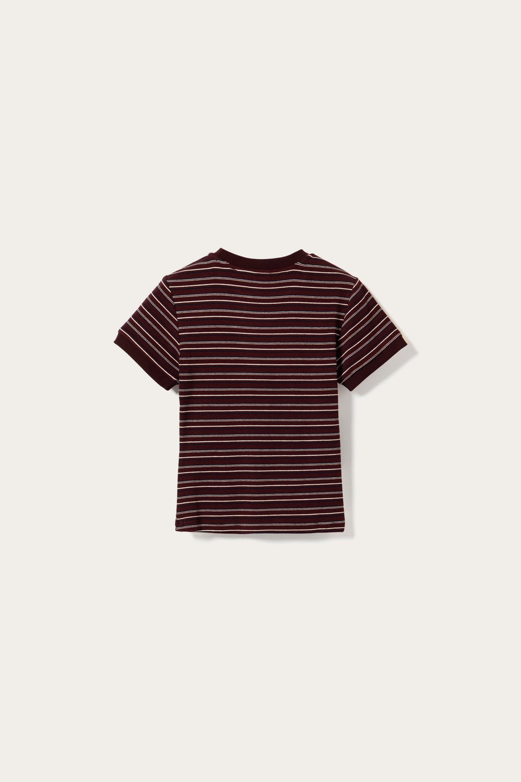 N-Mykel Top Dizzy Burgundy Stripe
