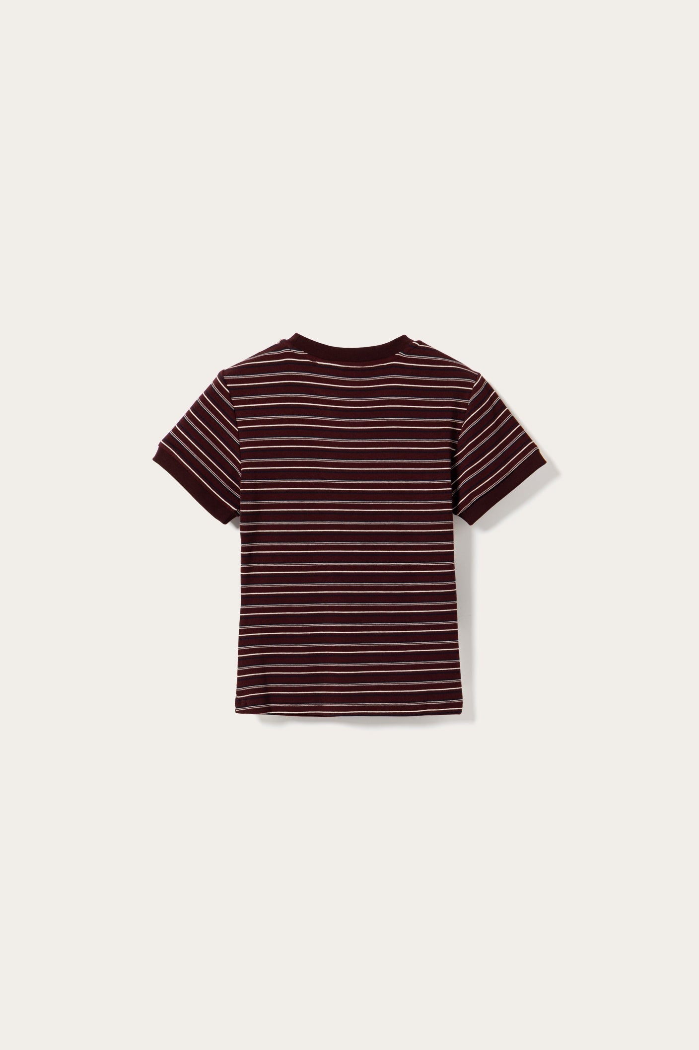N-Mykel Top Dizzy Burgundy Stripe