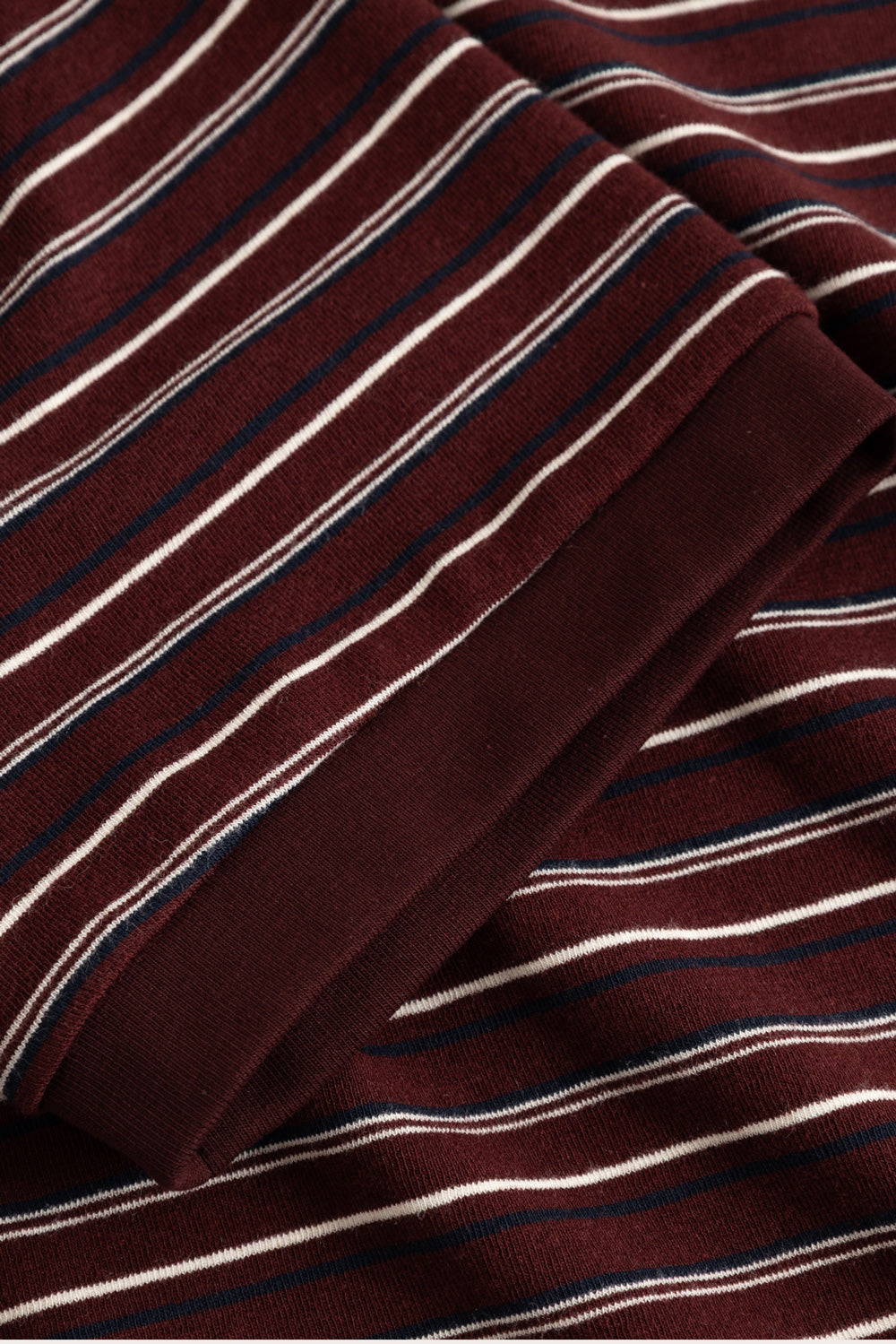 N-Mykel Top Dizzy Burgundy Stripe