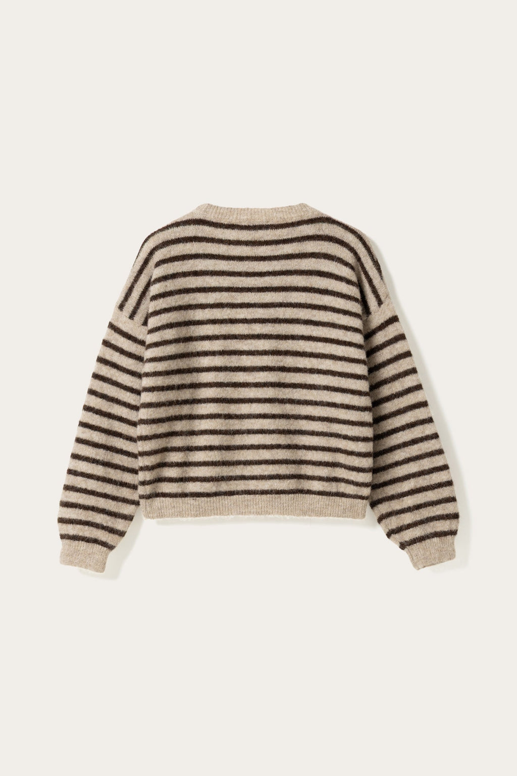N-Mafalda Knit Brown Sand Stripe