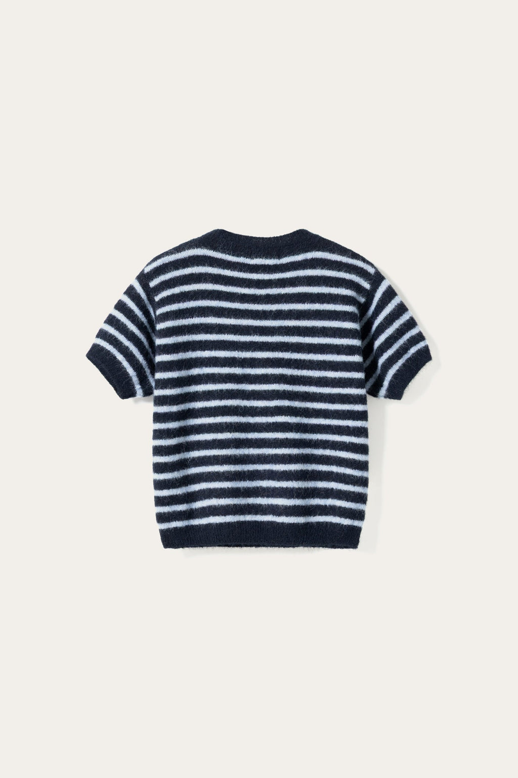 N-Monikah SS Knit Blue Stripe