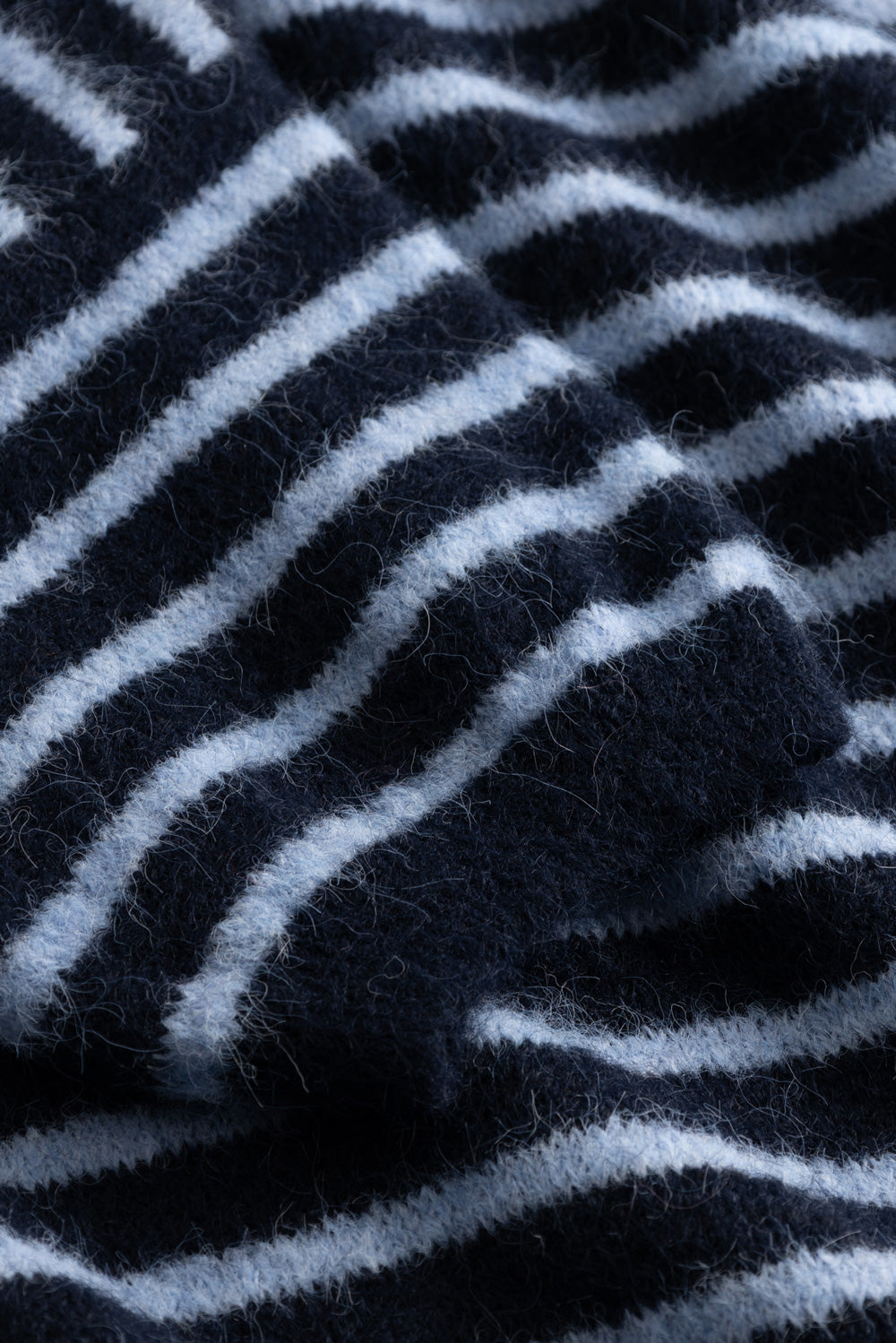 N-Monikah SS Knit Blue Stripe