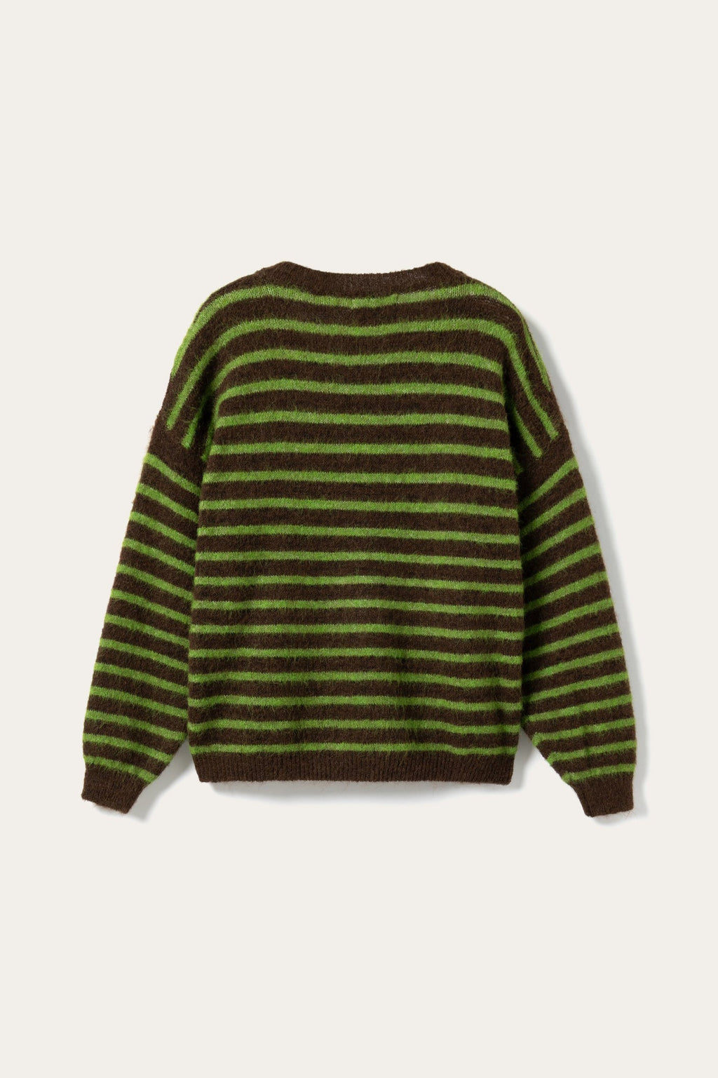 N-Mafaldane Knit Brown Green Stripe