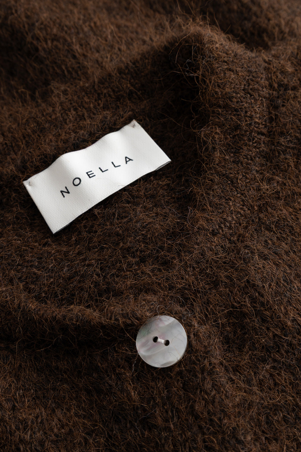 N-Mata Knit Cardigan Chocolate
