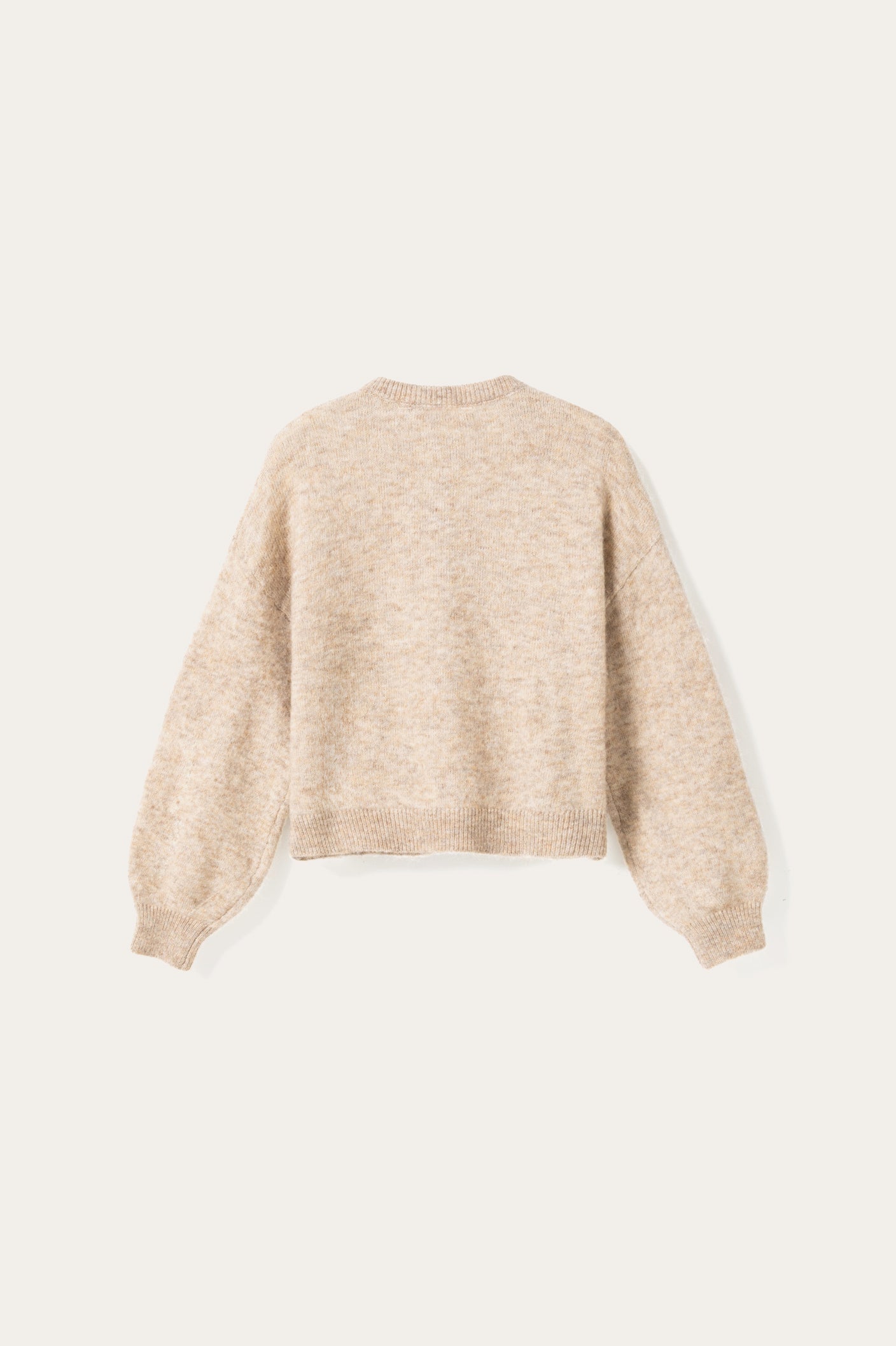 N-Mansa Knit Cardigan Oatmeal Melange