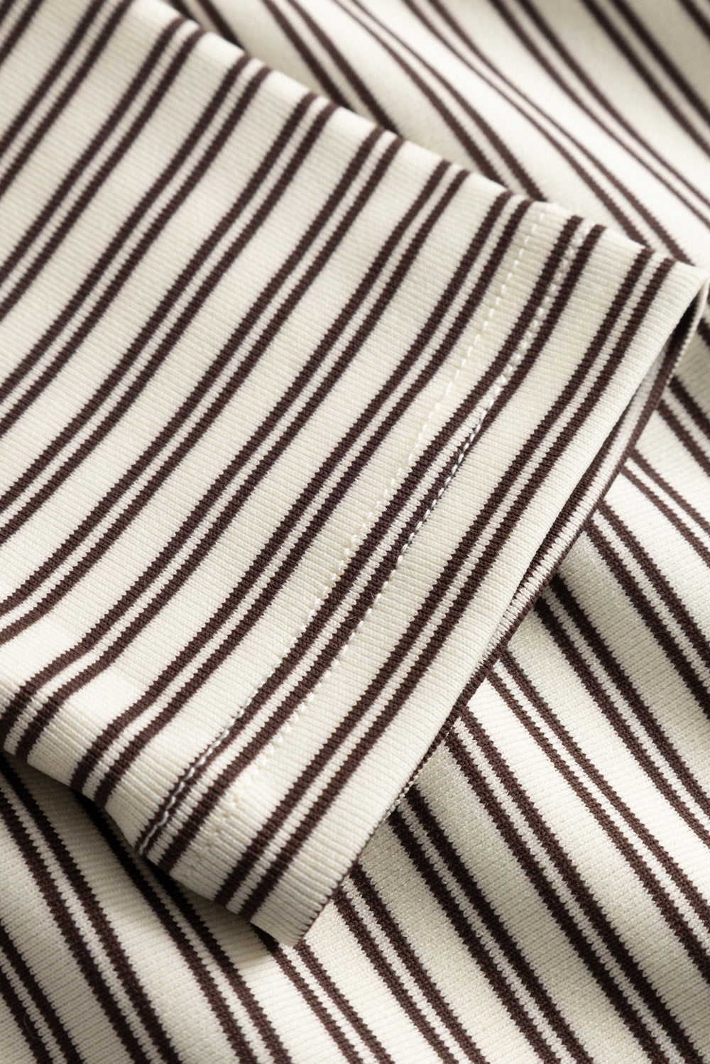 N-Lidie LS Top Offwhite Stripe