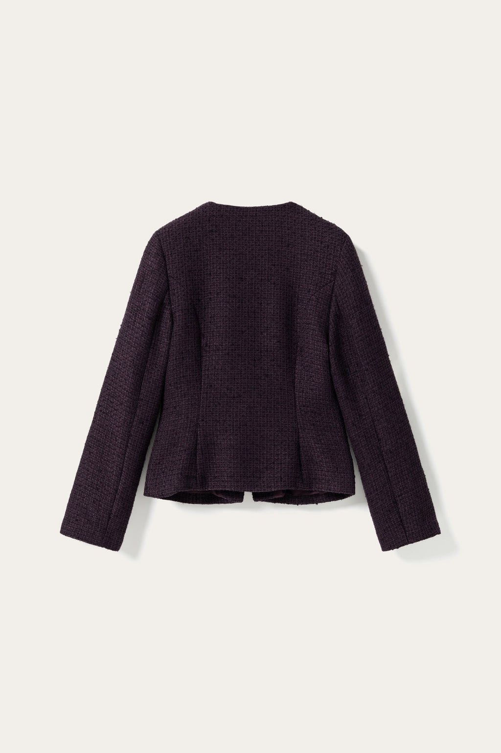 N-Kasaundra LS Blazer Dark Plum