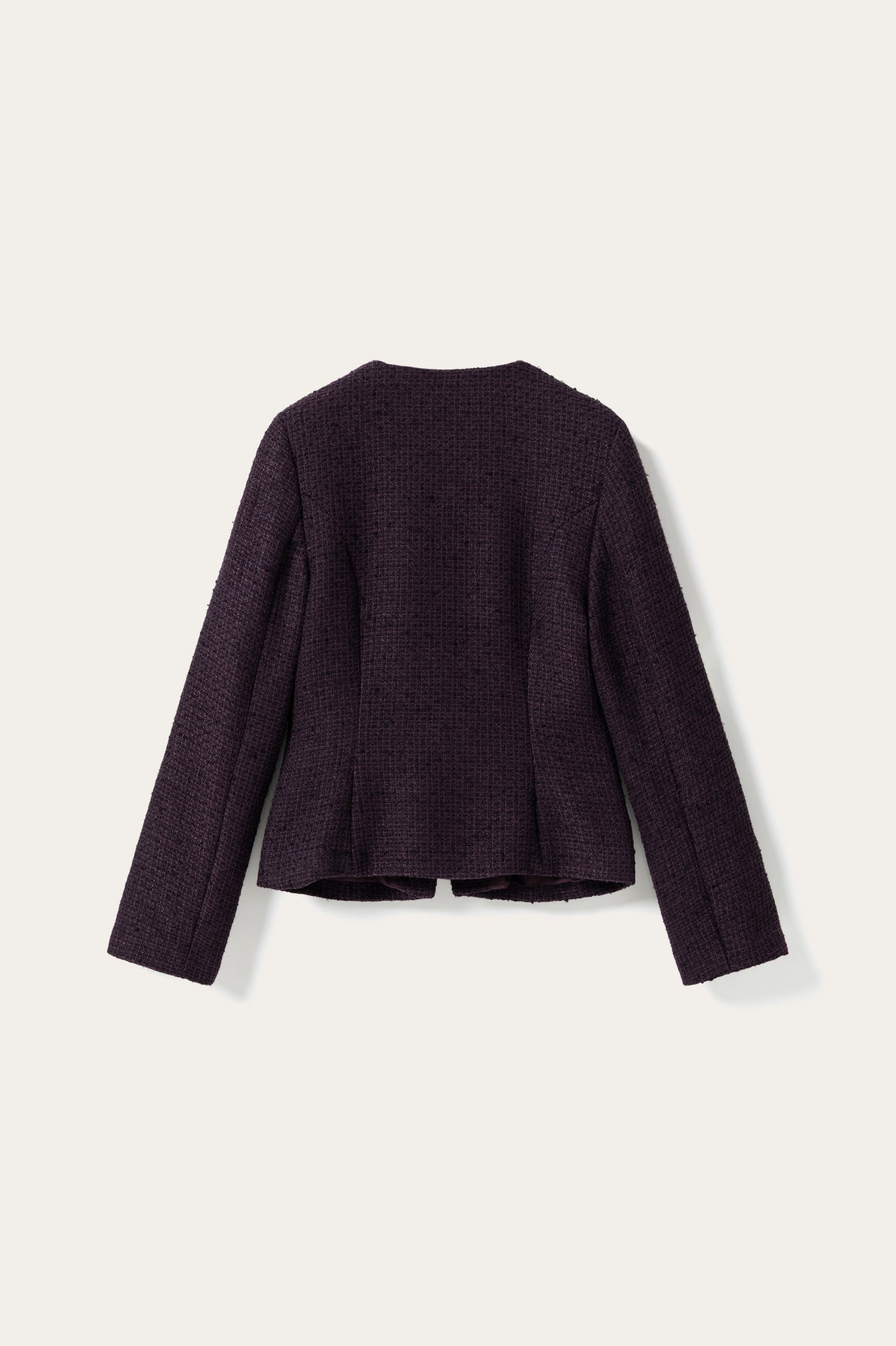 N-Kasaundra LS Blazer Dark Plum