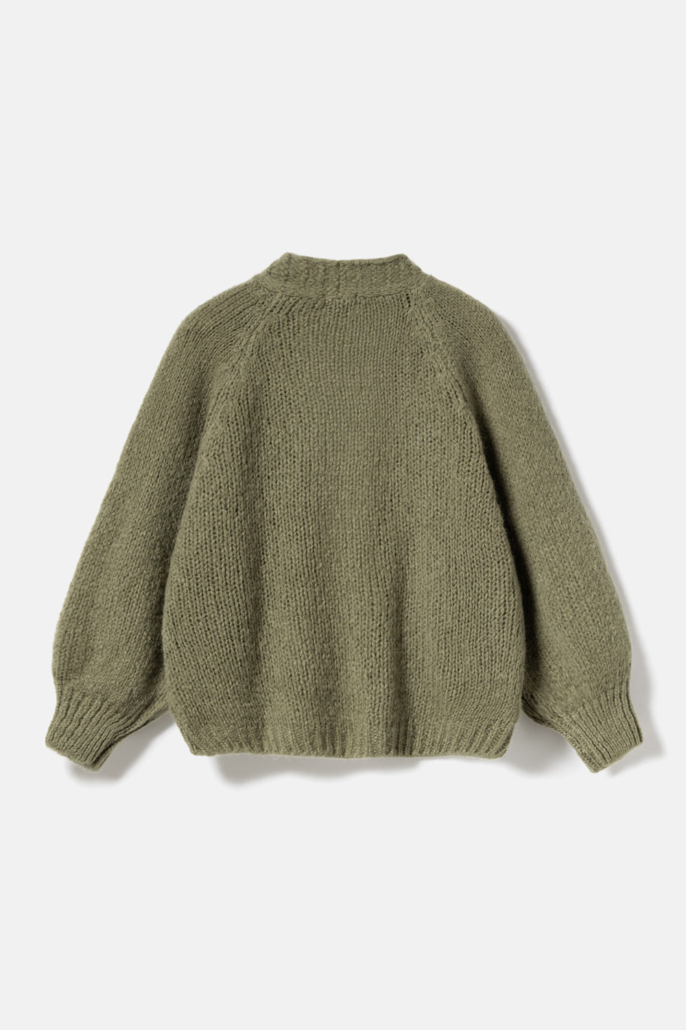 Fora Knit Cardigan Army