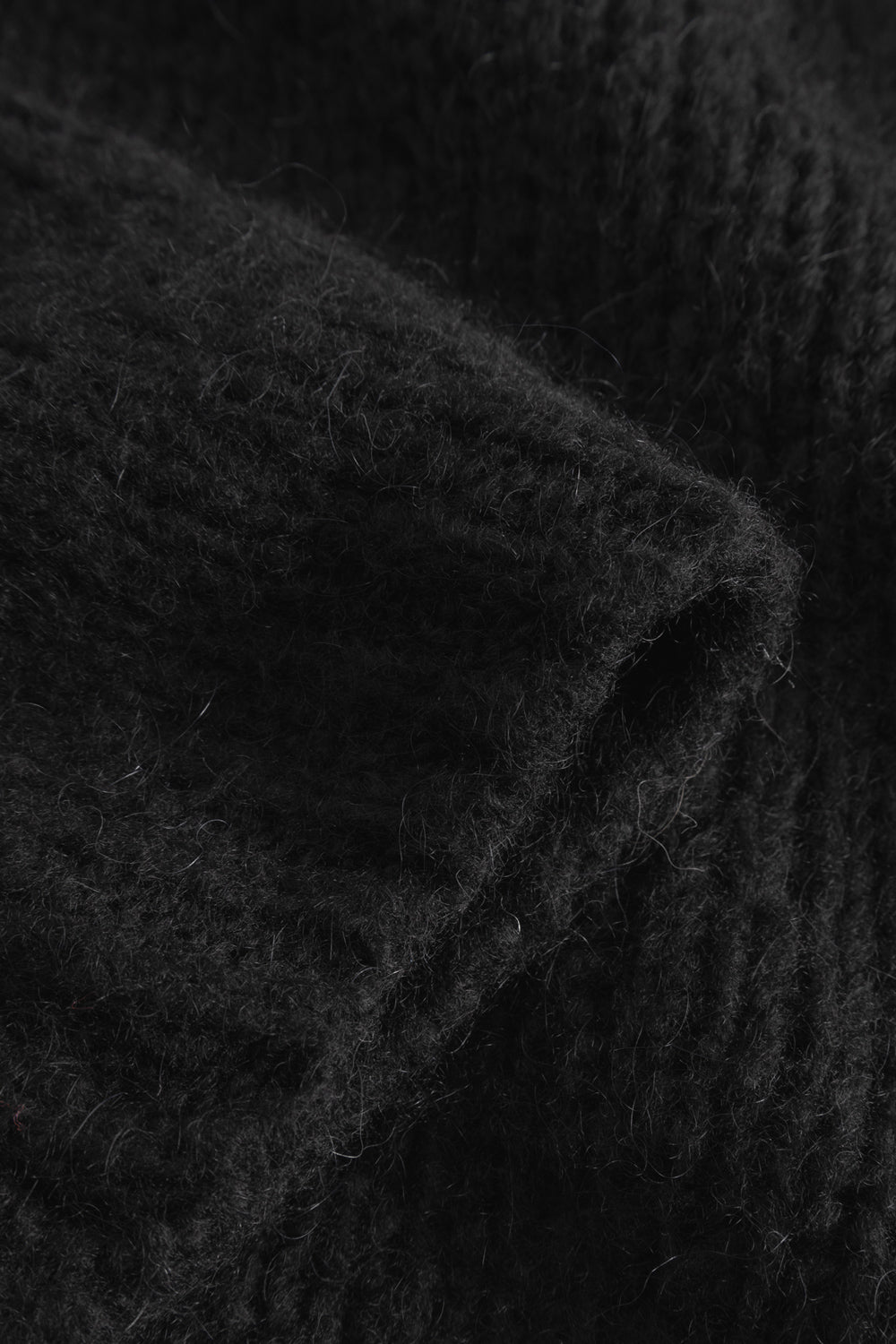Fora Knit Cardigan Black