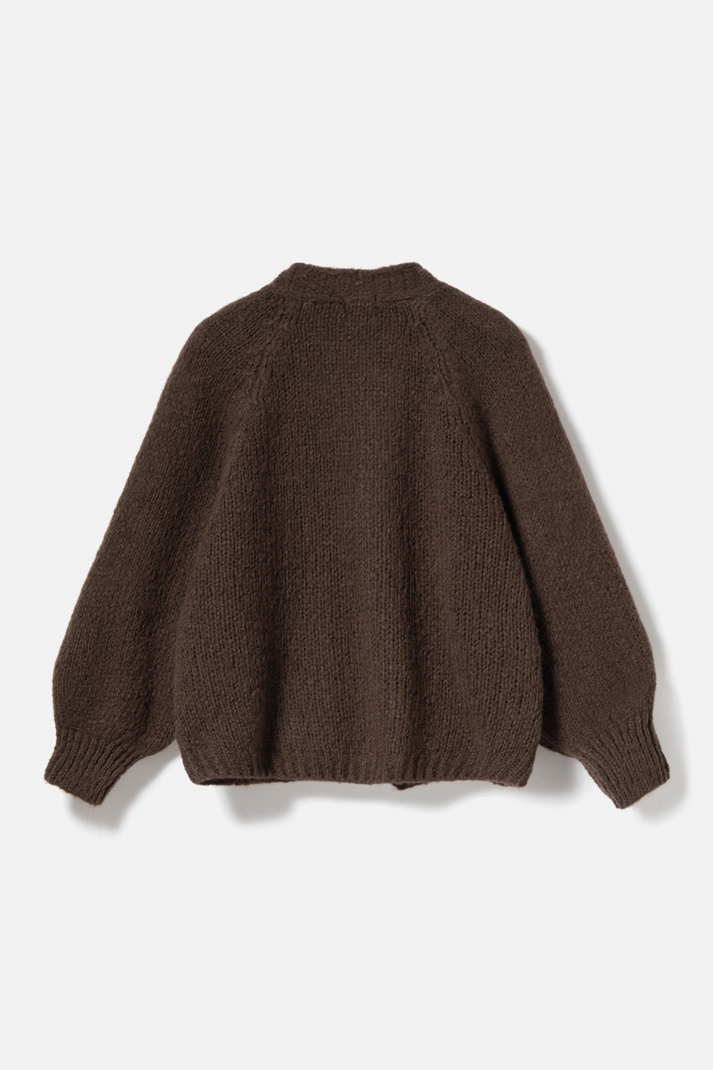 Fora Knit Cardigan Dark Brown