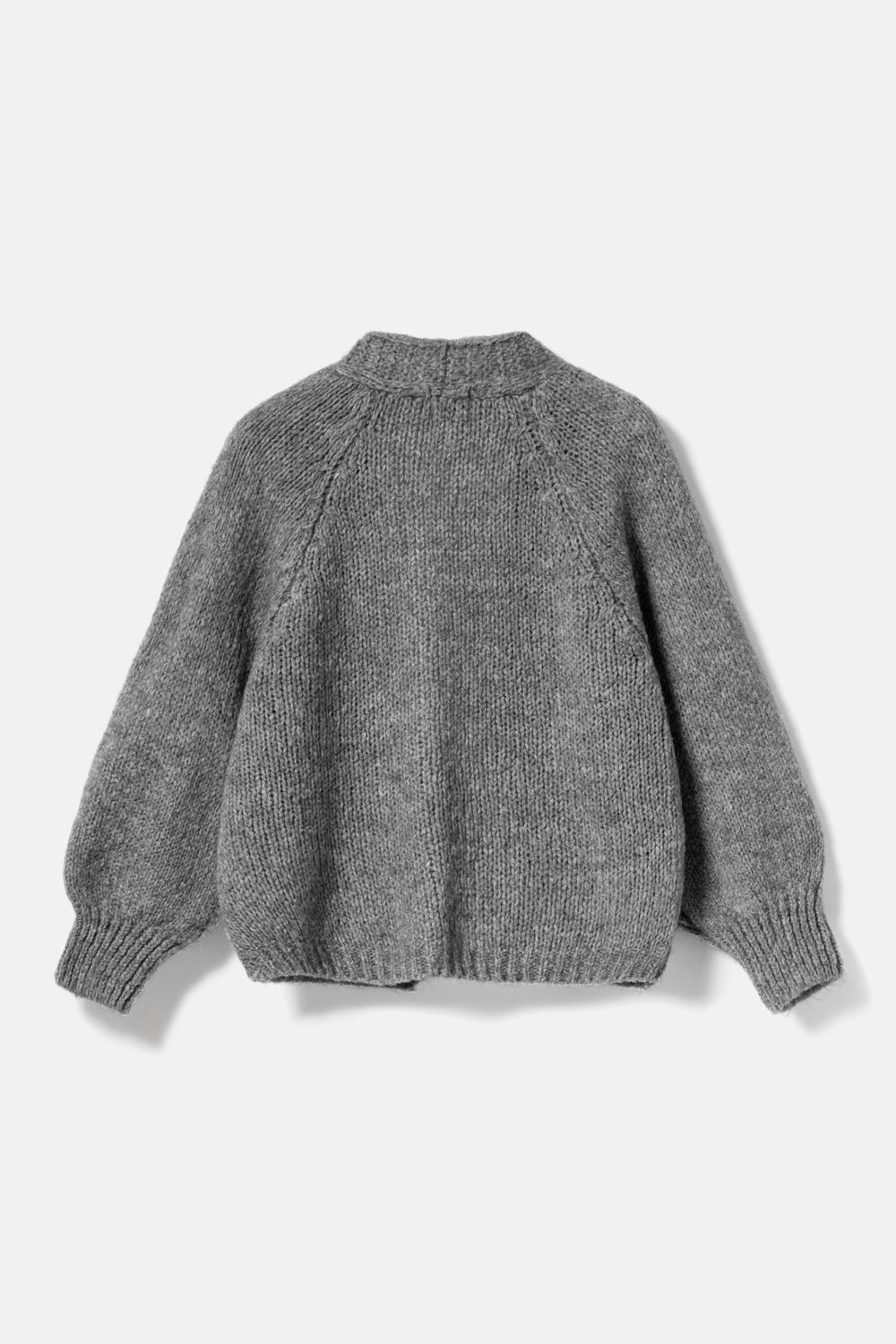 Fora Knit Cardigan Dark Grey Melange