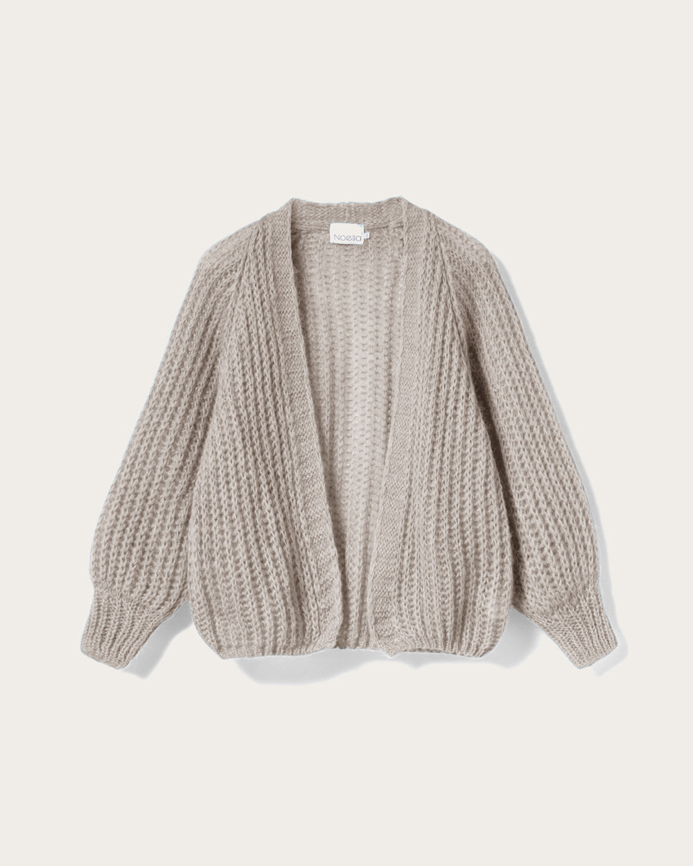 Joseph Knit Cardigan Light Grey Melange