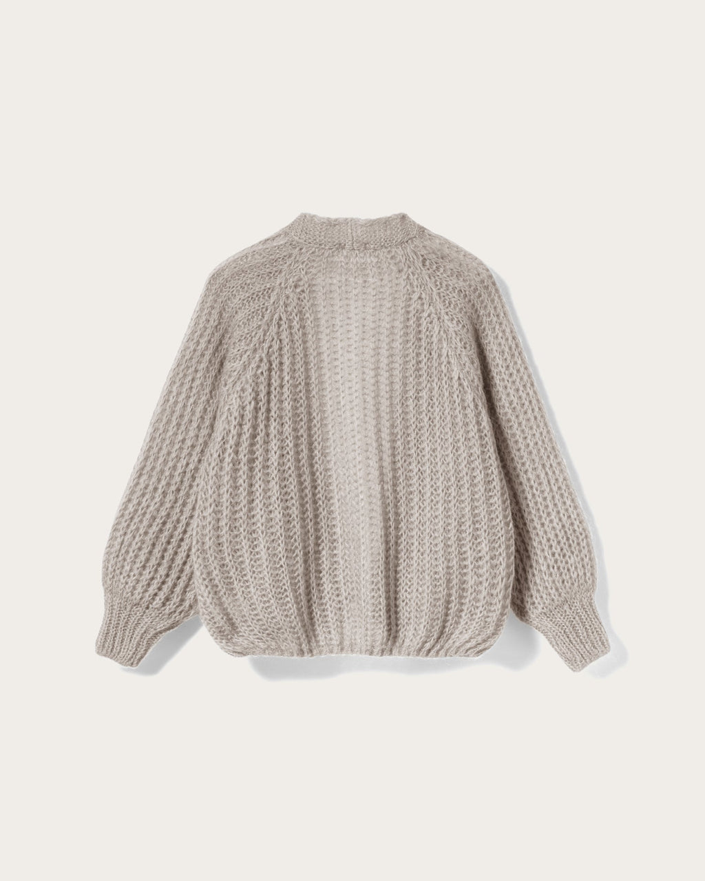 Joseph Knit Cardigan Light Grey Melange