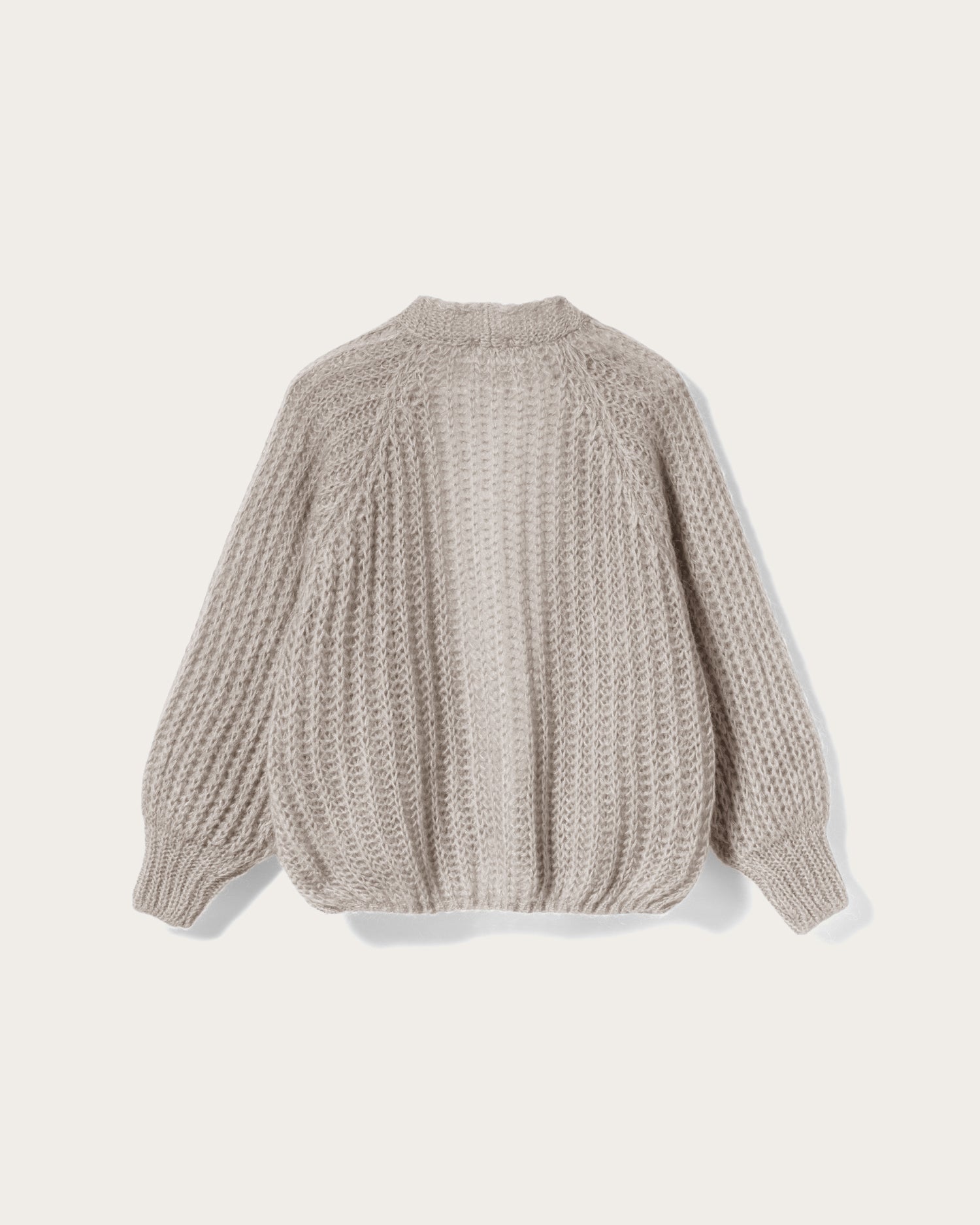 Joseph Knit Cardigan Light Grey Melange