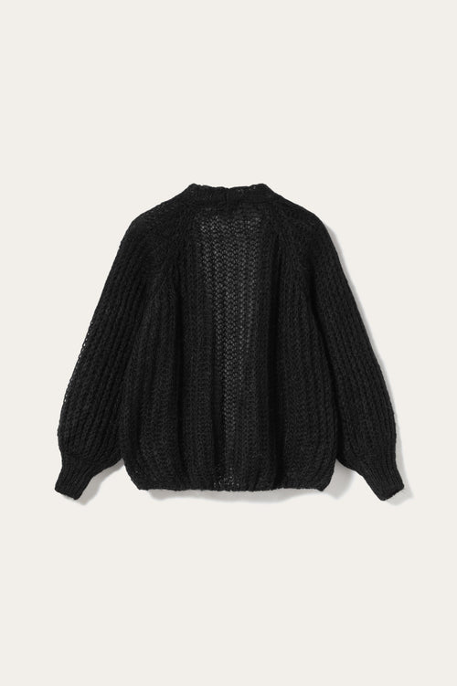 Joseph Knit Cardigan Black