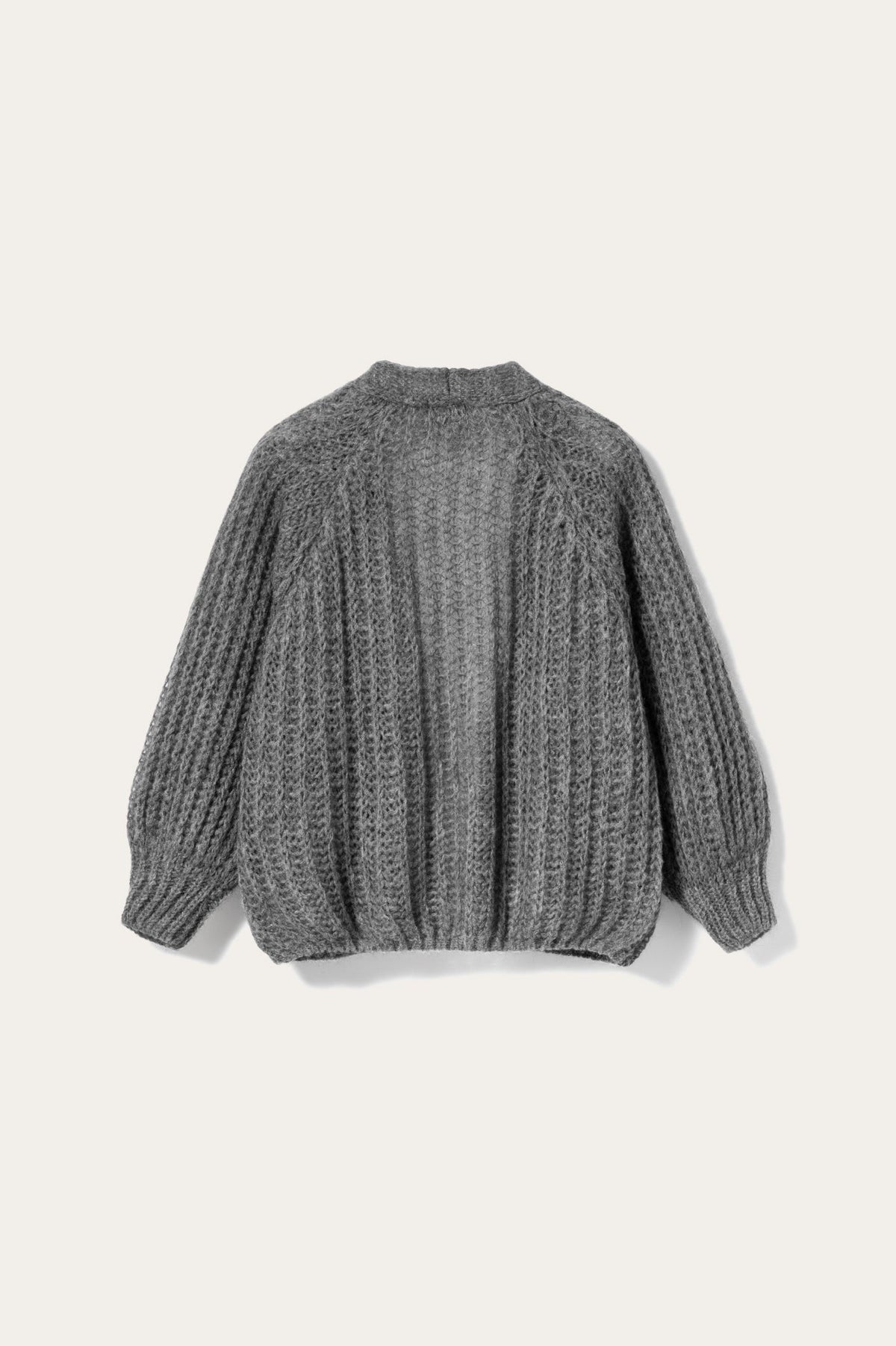 Joseph Knit Cardigan Dark Grey Melange