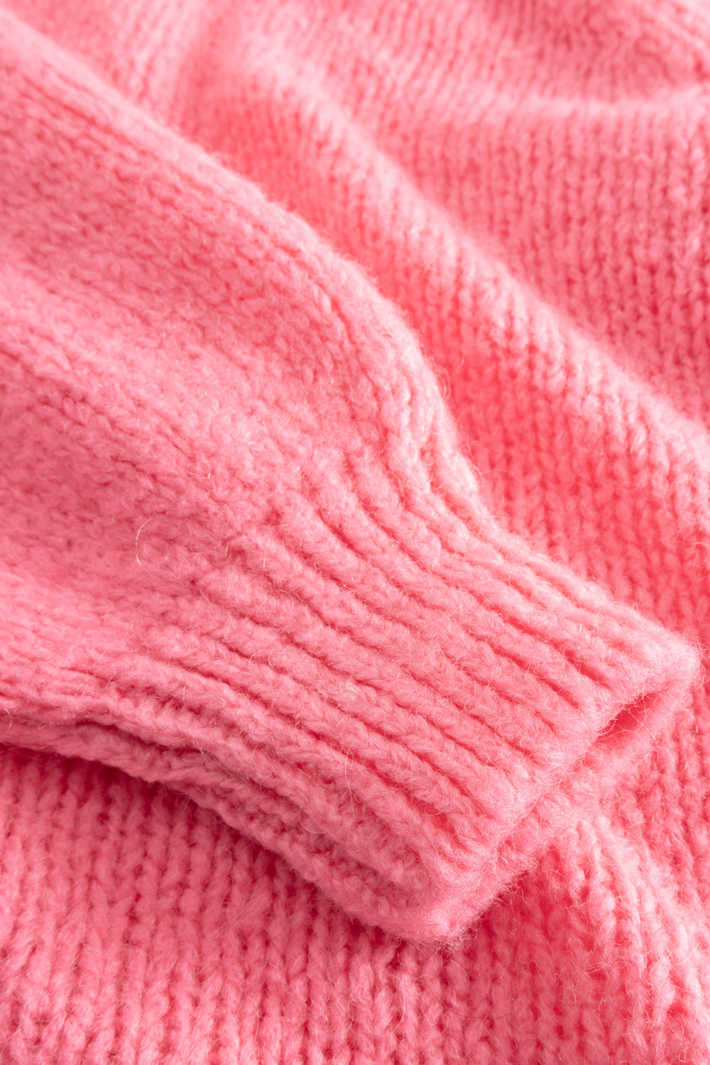 Fora Knit Cardigan Dark Rose