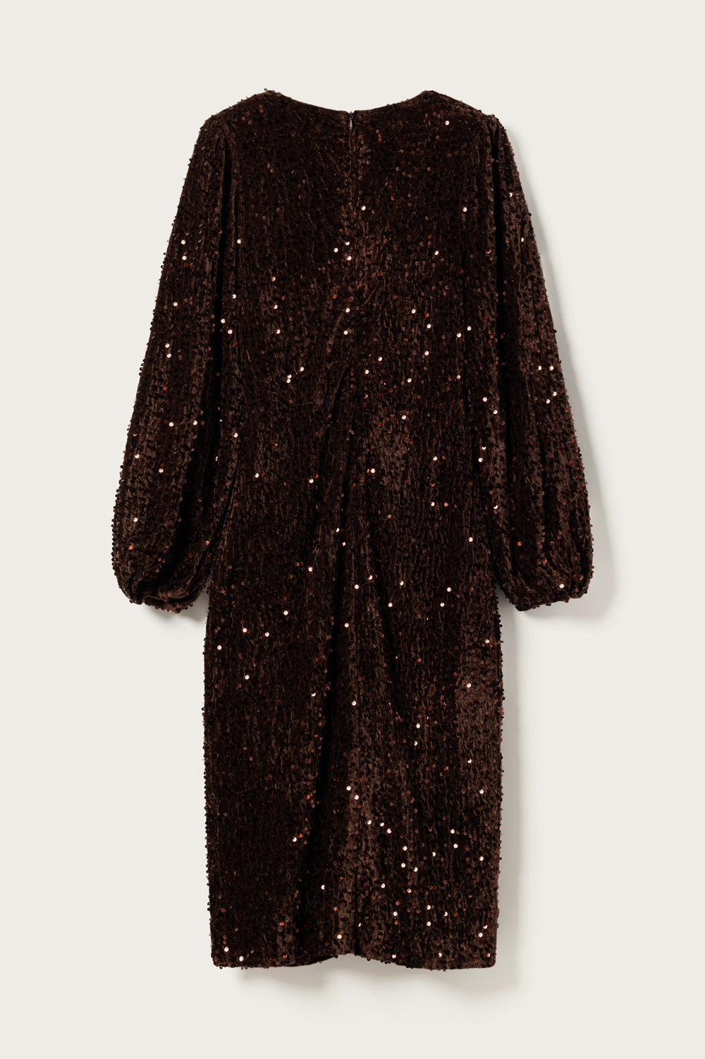 Teagan LG Dress Chocolate Brown