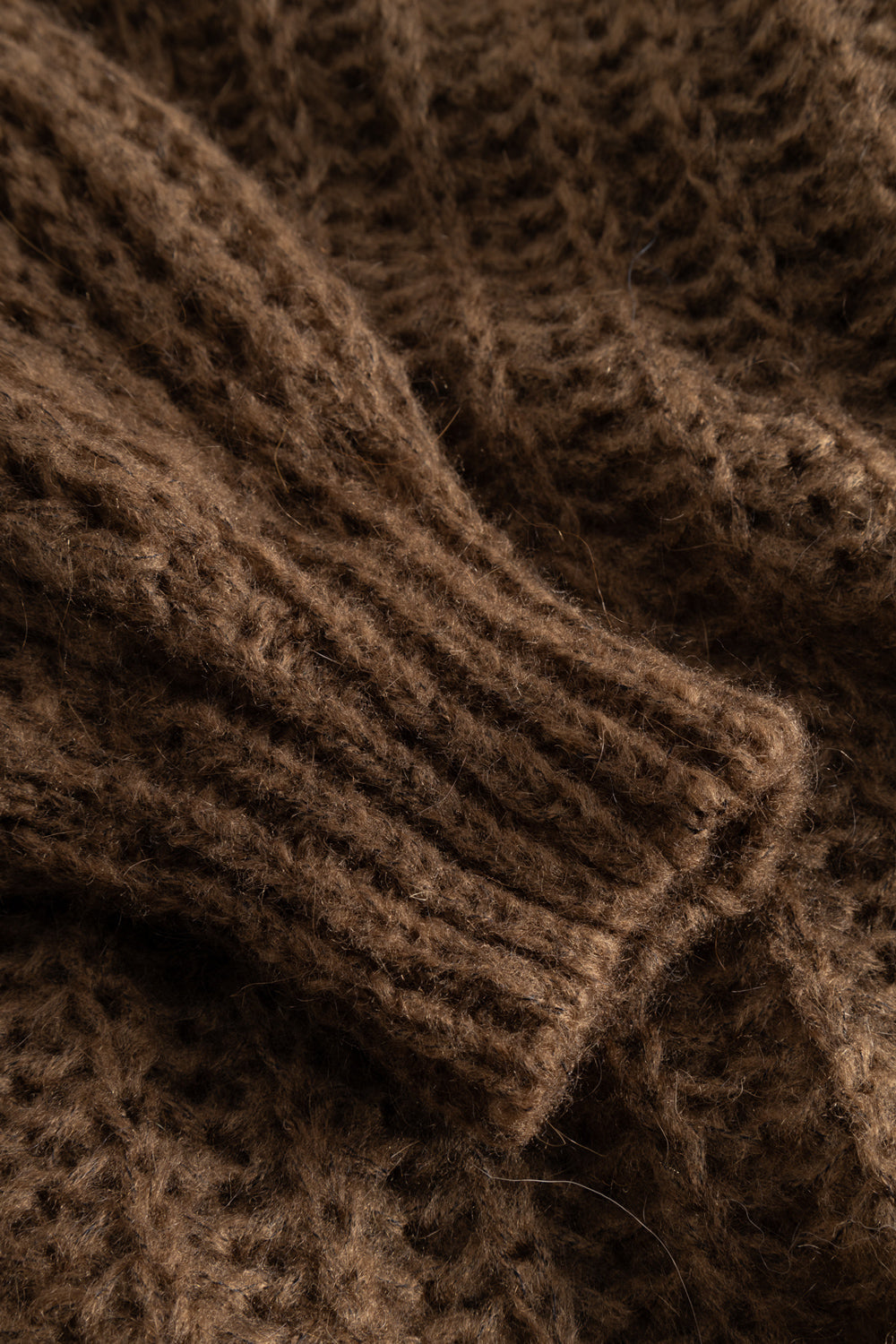 Joseph Knit Cardigan Chocolate Melange