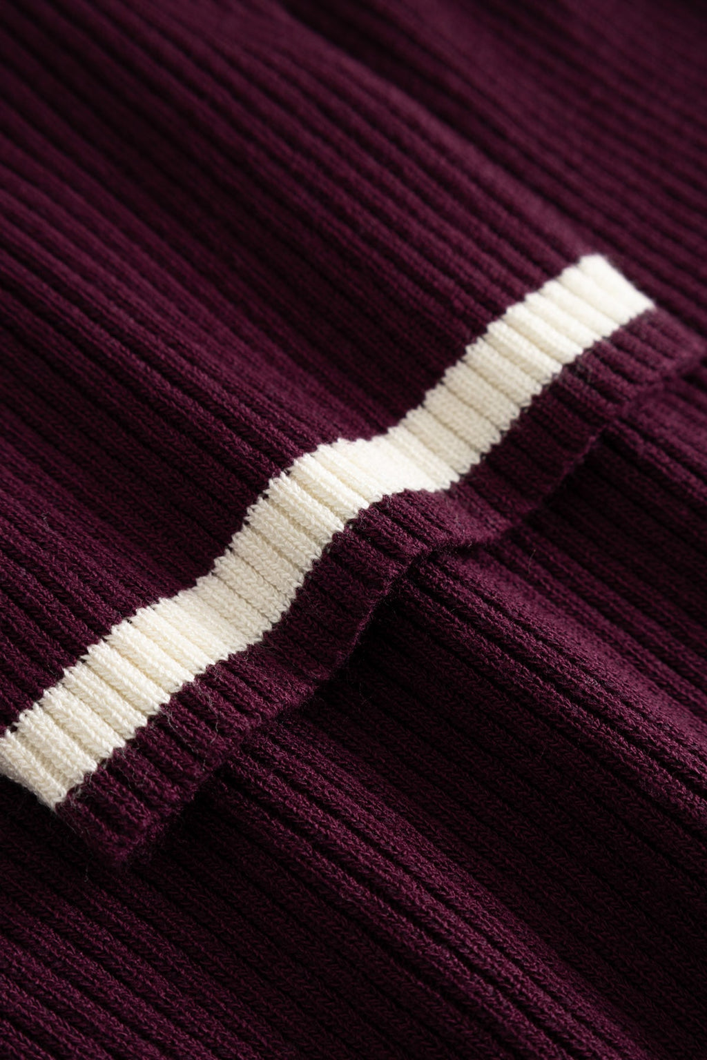 Lilo Polo Knit Wine Sugar Combo