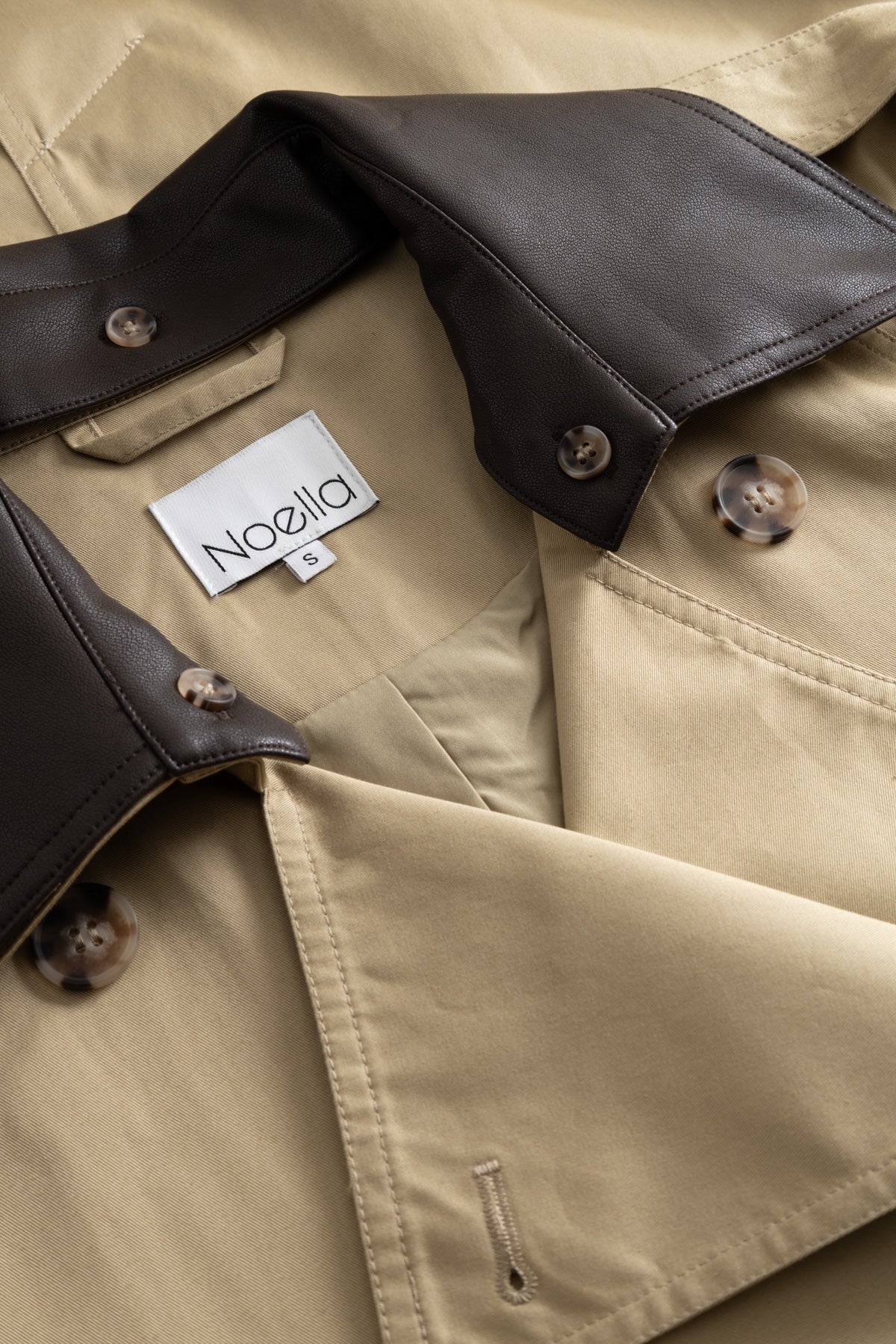 Leone Coat Warm Sand
