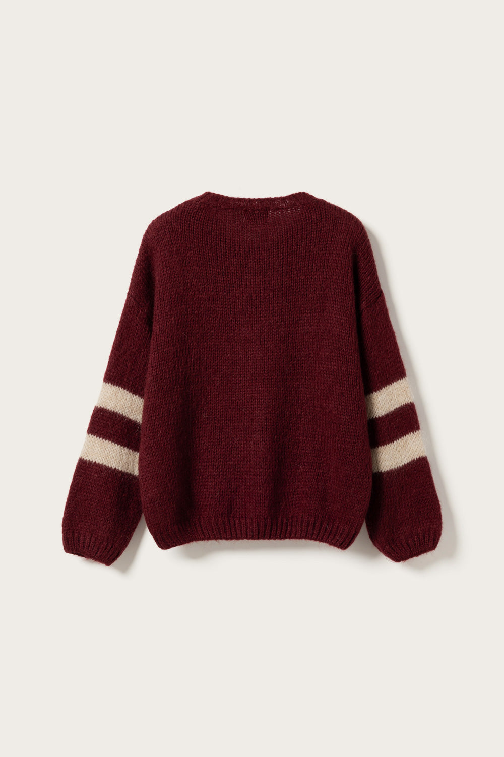 Ninety-Two Knit Bordeaux Ivory