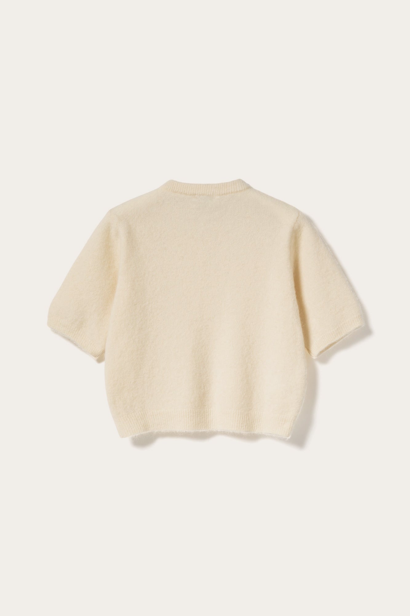 Kae SS Knit Cardigan Oyster