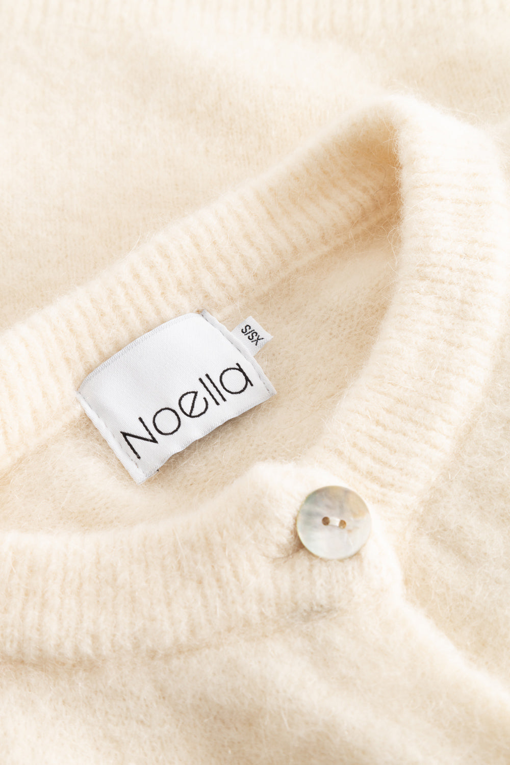 Kae SS Knit Cardigan Oyster