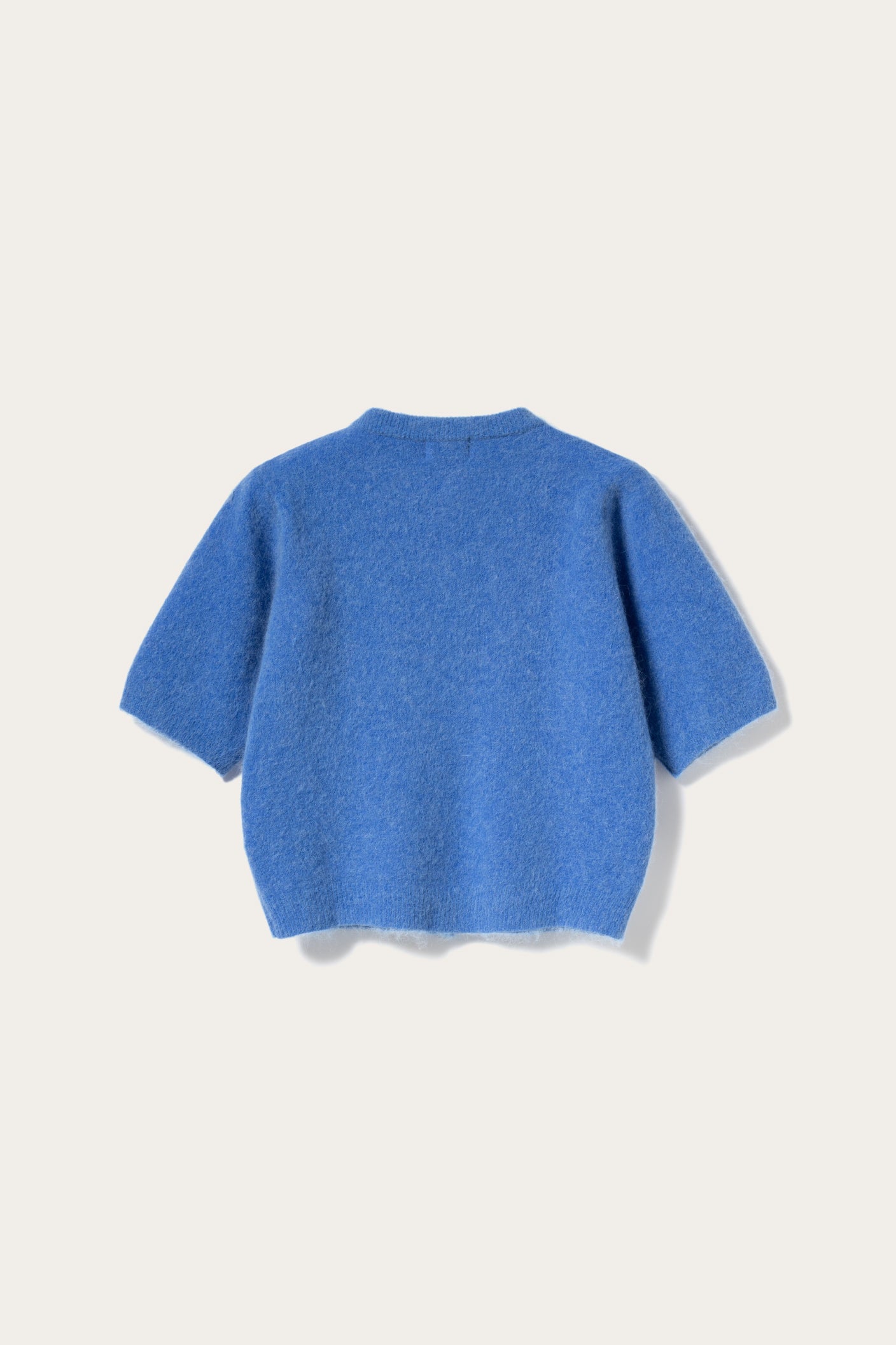 Kae SS Knit Cardigan Dove Blue
