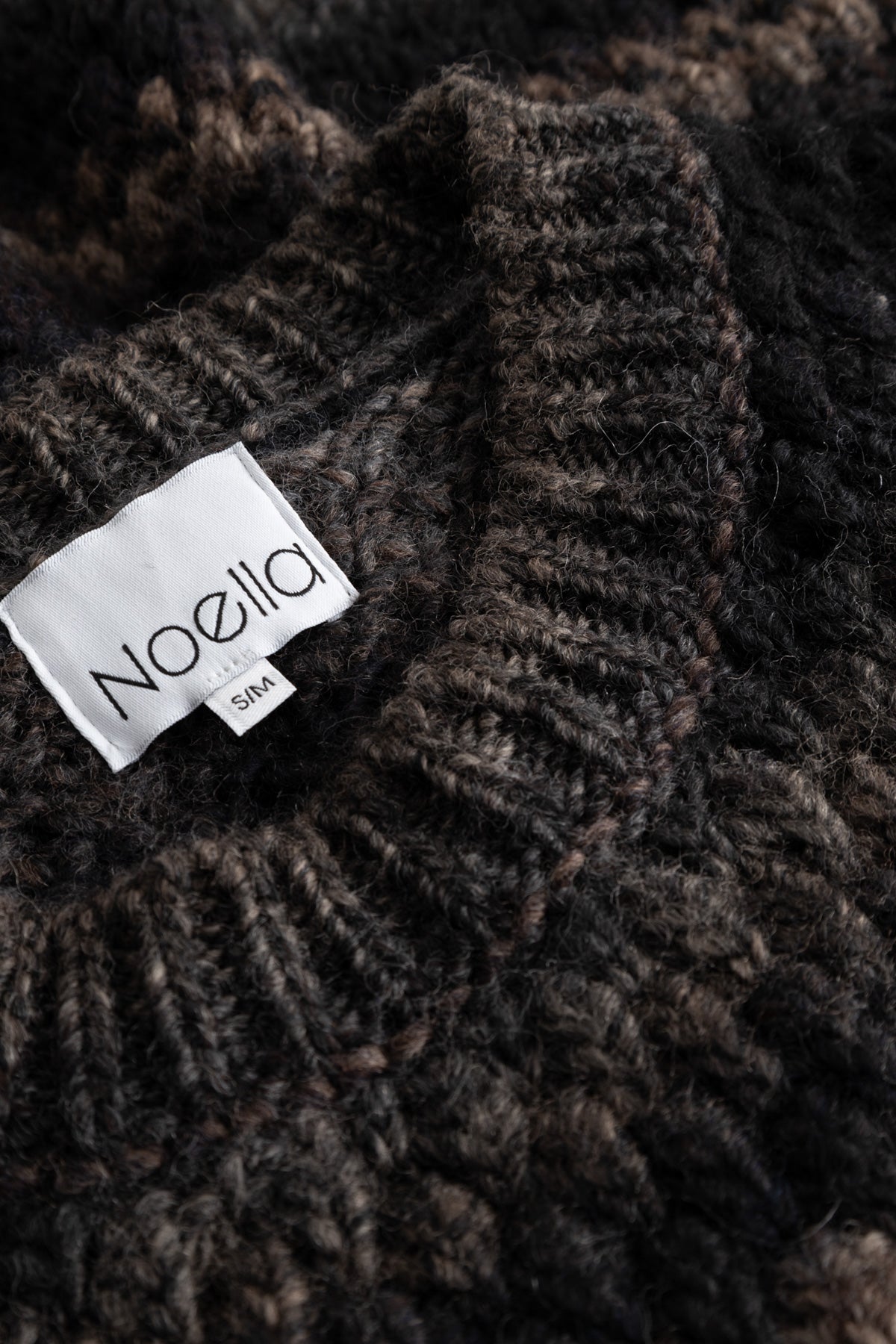 Gio Knit Sweater Brown Grey Mix