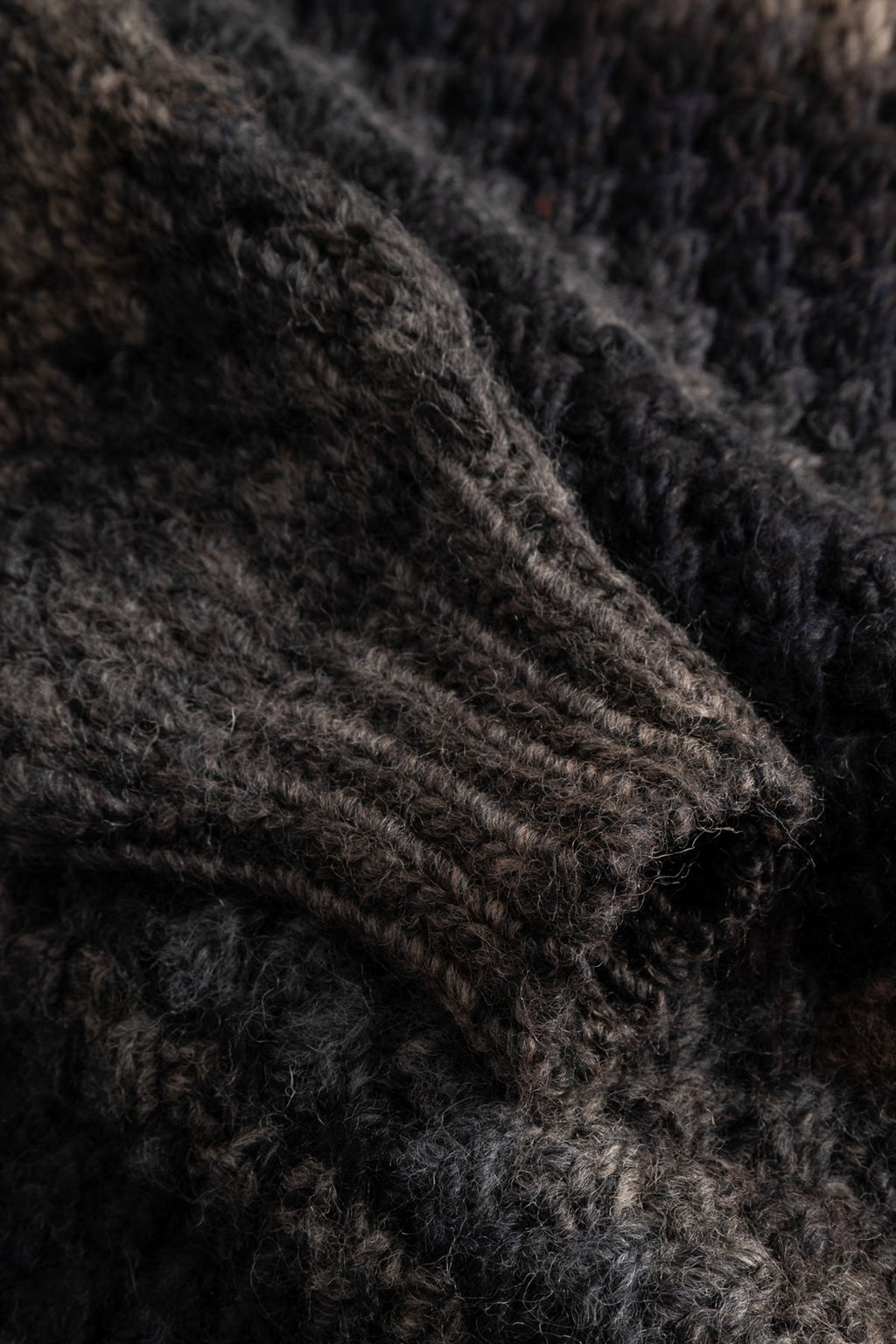 Gio Knit Sweater Brown Grey Mix
