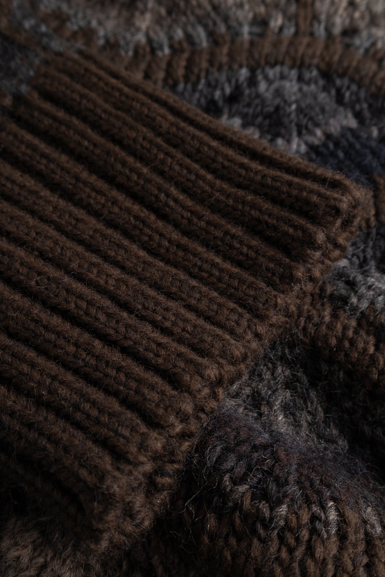 Latanna Knit Brown Multi