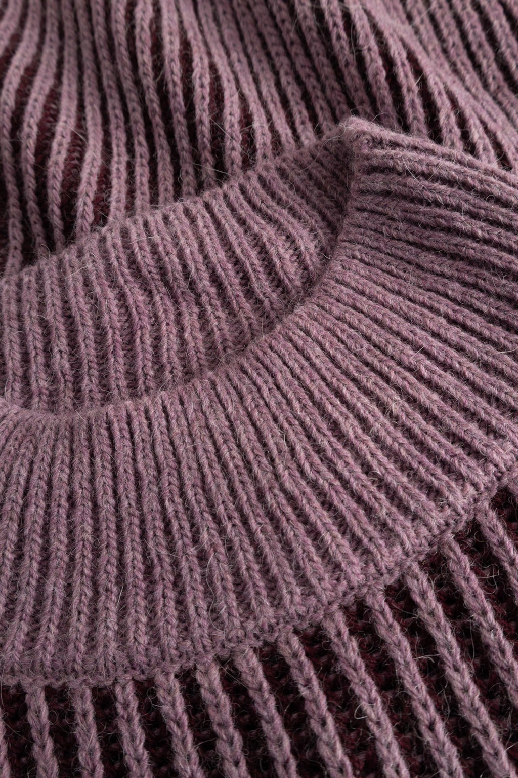 Lassie Knit Burgundy Rose
