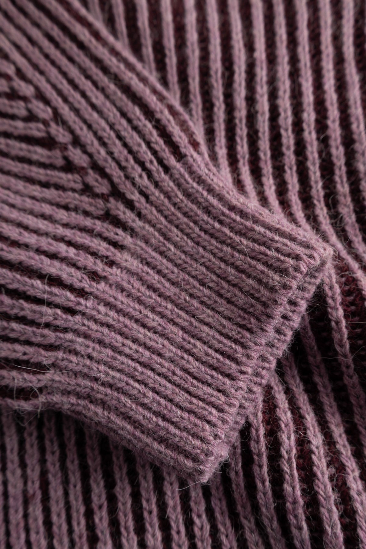 Lassie Knit Burgundy Rose