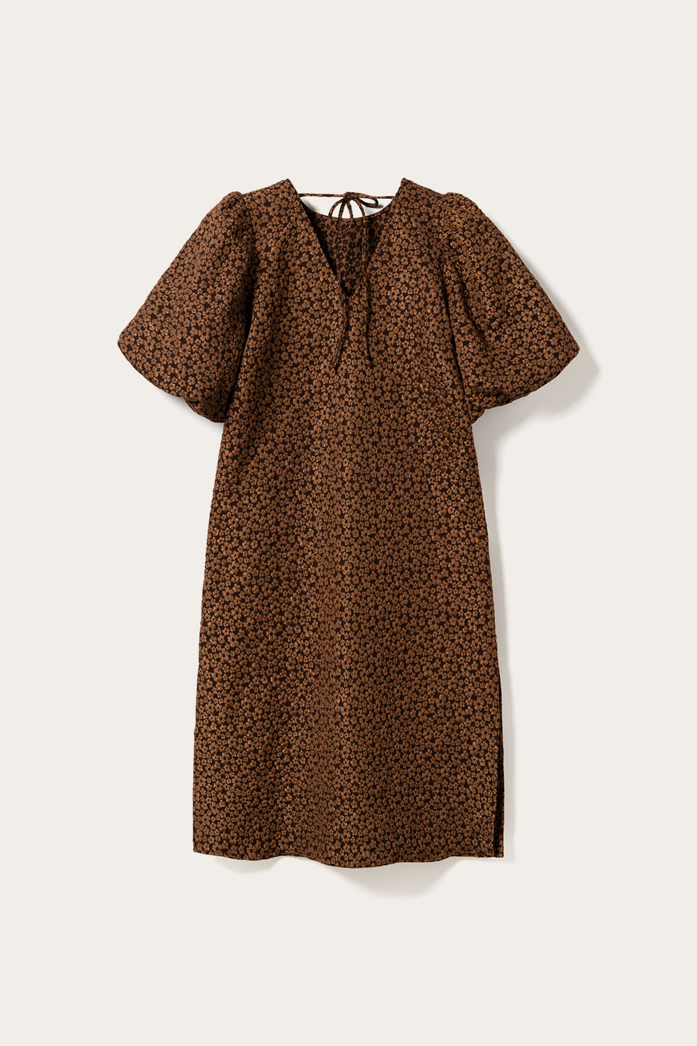 Reno Pastis Long Dress Chocolate