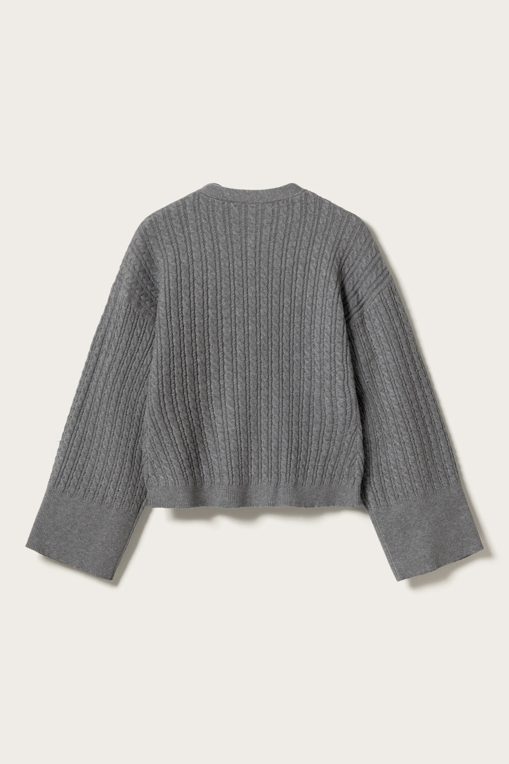 N-Lenyx Knit Cardigan Medium Grey Mel