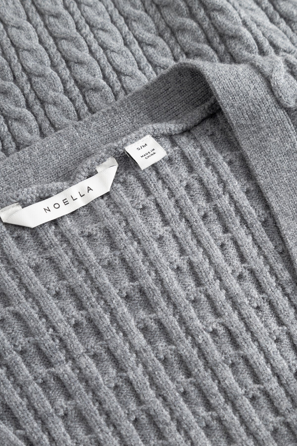 N-Lenyx Knit Cardigan Medium Grey Mel