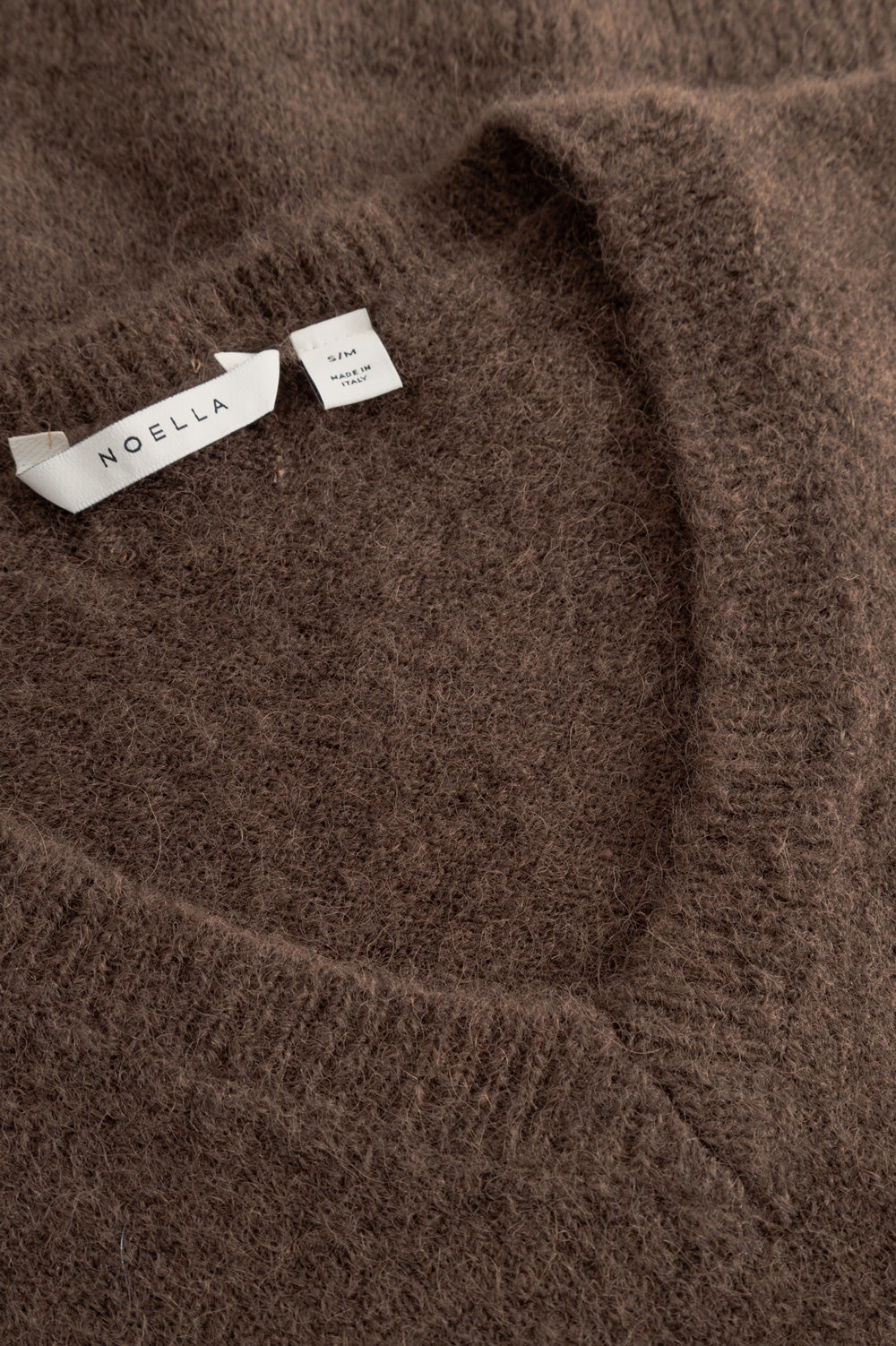 N-Leatrice Knit Vest Dark Brown
