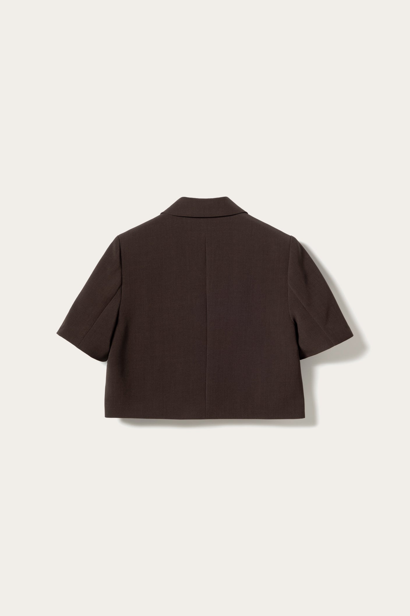 N-Leanne Crop Blazer Chocolate