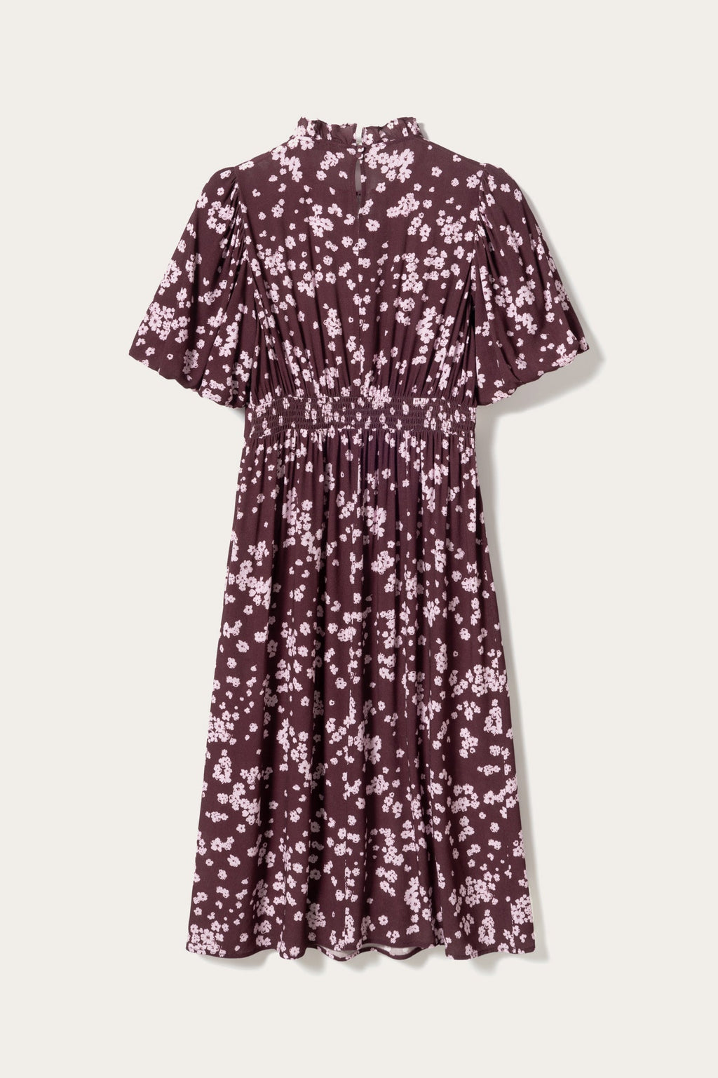 N-Ruth Dress Deja Burgundy Print