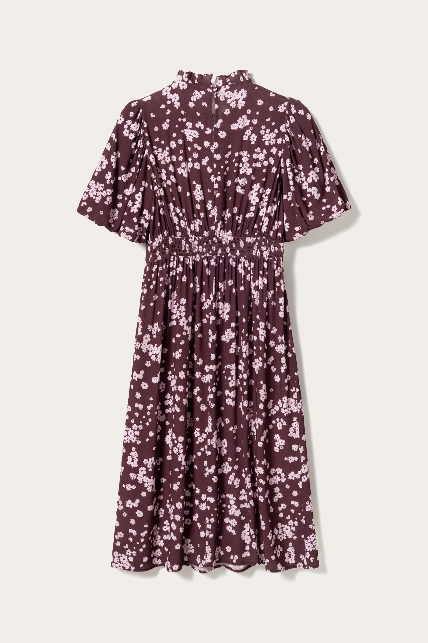 N-Ruth Dress Deja Burgundy Print