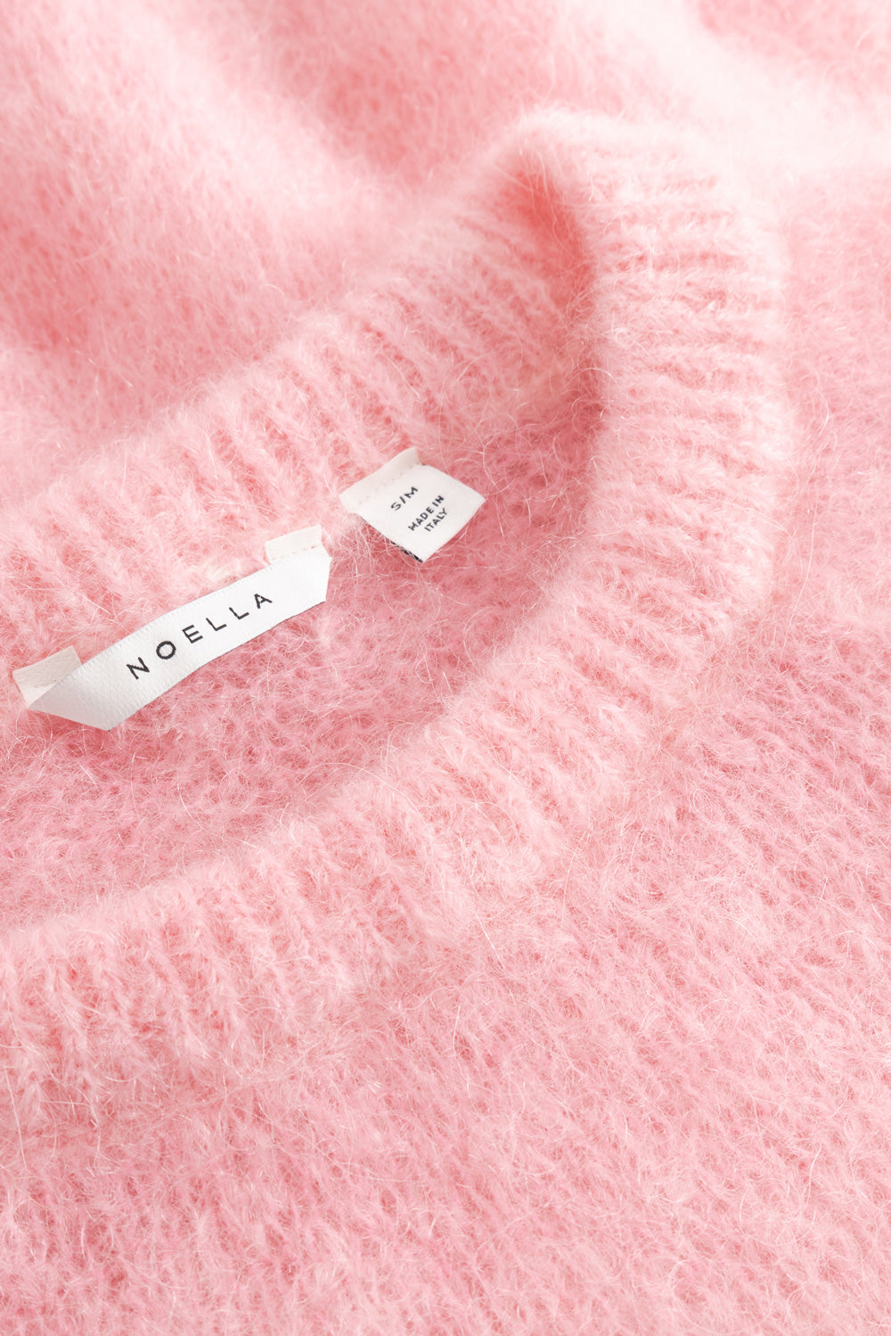 N-Latora Mohair Knit Baby Pink
