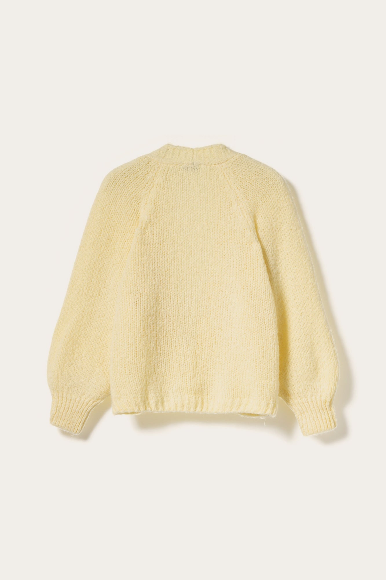 Fora Knit Cardigan Butter Yellow