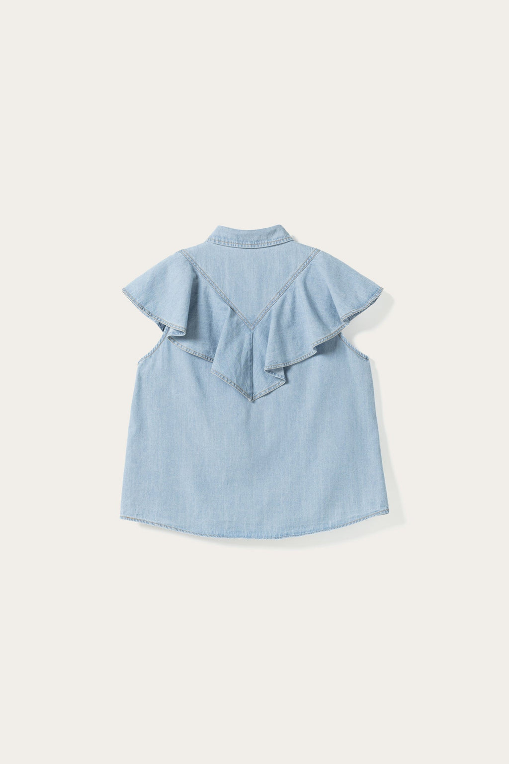 N-Micaela SS Shirt Light Wash