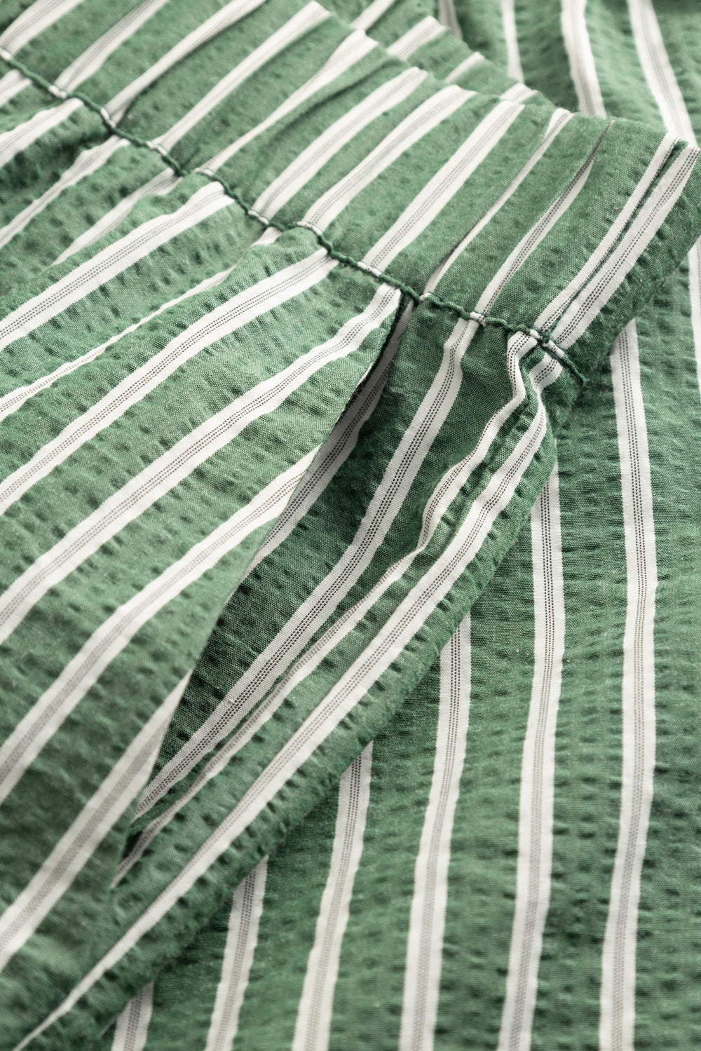 N-Layne MW Shorts Drayton Green Stripe